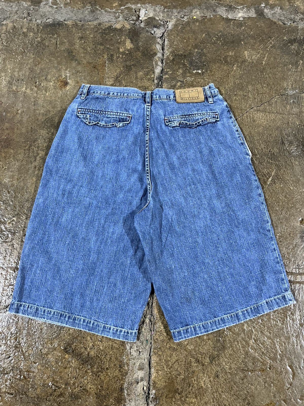 JNCO × Tommy Hilfiger × Vintage Crazy Y2K Tommy Hilfiger Cargo Jorts Skater Baggy Shorts Size US 34 / EU 50 - 5 Thumbnail