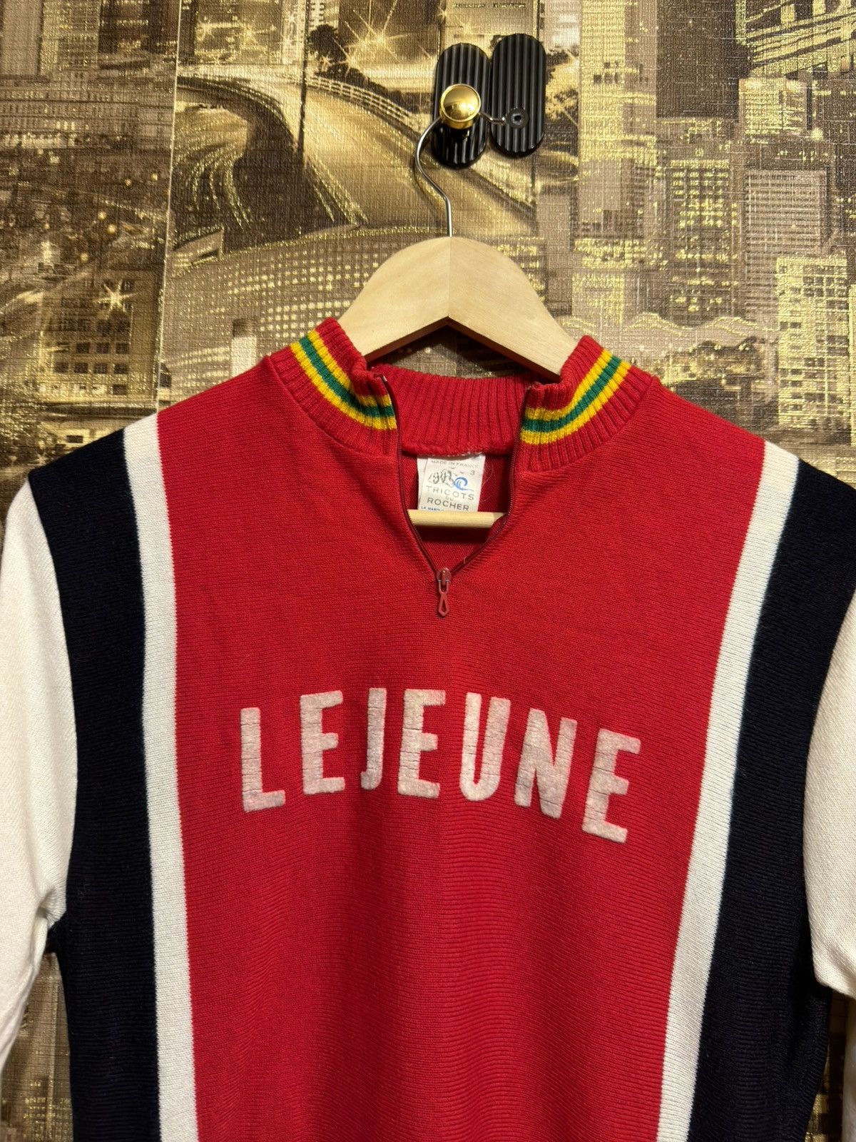 Other Vintage 1970's Lejeune Team Cycling jersey shirt Size US M / EU 48-50 / 2 - 4 Thumbnail