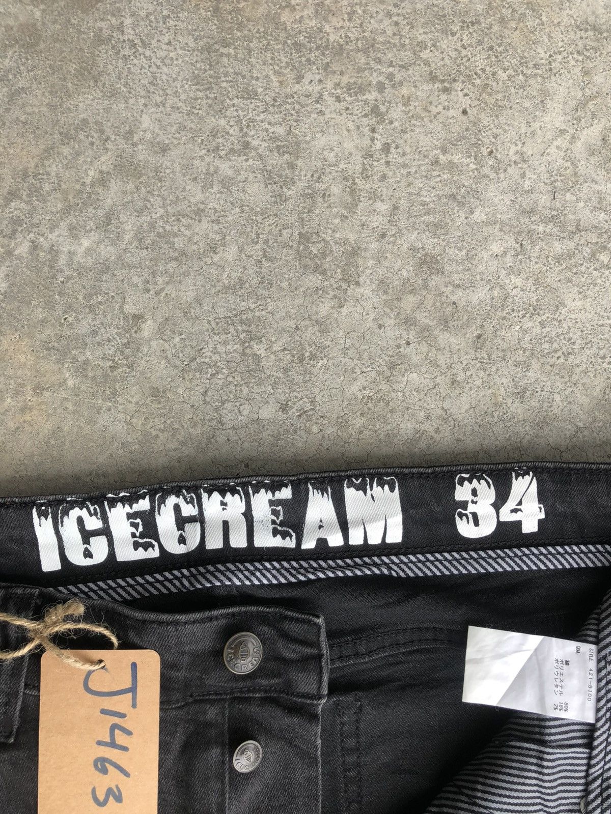 Icecream Icecream Running Dog Logo Distressed Jeans Size US 34 / EU 50 - 20 Thumbnail