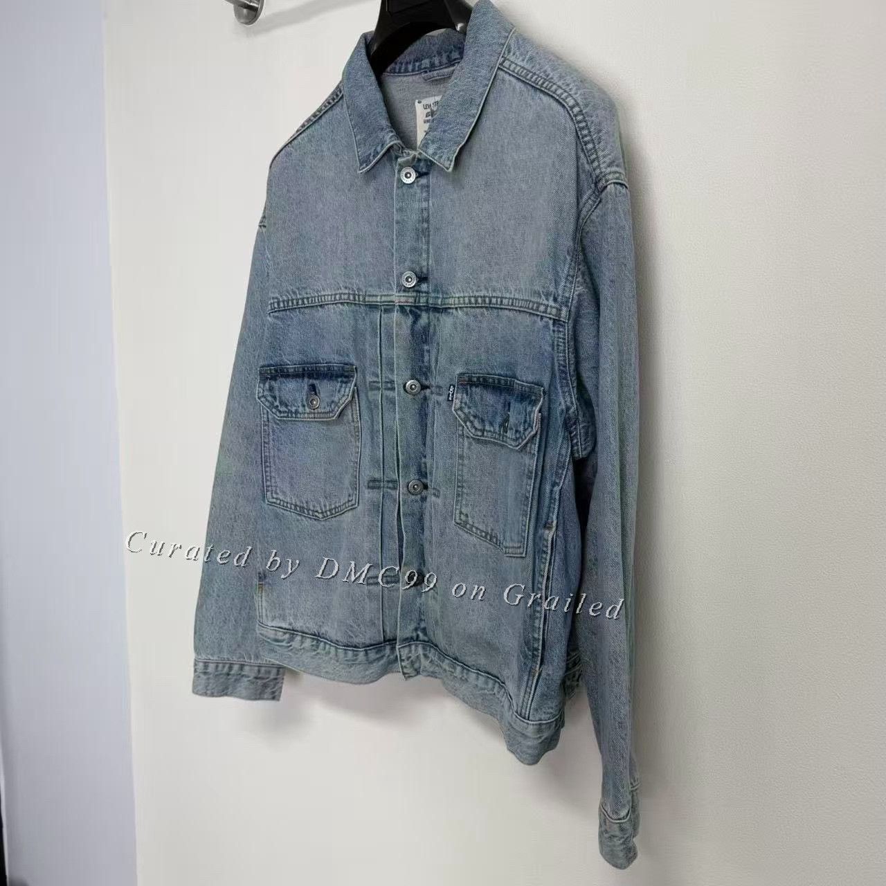 Levi's Levi's Washed Blue Denim Jacket Size US L / EU 52-54 / 3 - 1 Thumbnail