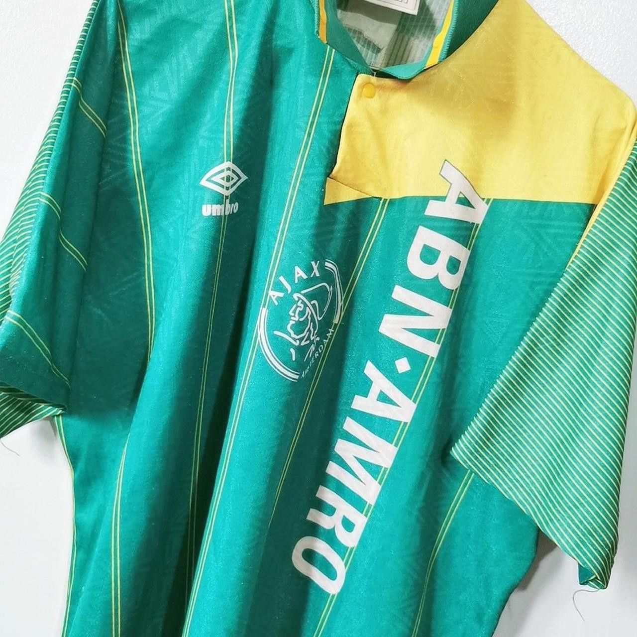 Umbro Ajax Amsterdam Netherlands 1991 1992 1993 Away Shirt Jersey Size US XL / EU 56 / 4 - 1 Thumbnail