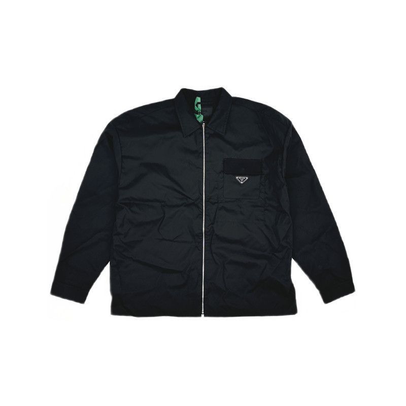 Prada Prada Black Long Sleeve Jacket with Badge-2506 Size US XL / EU 56 / 4 - 3 Thumbnail