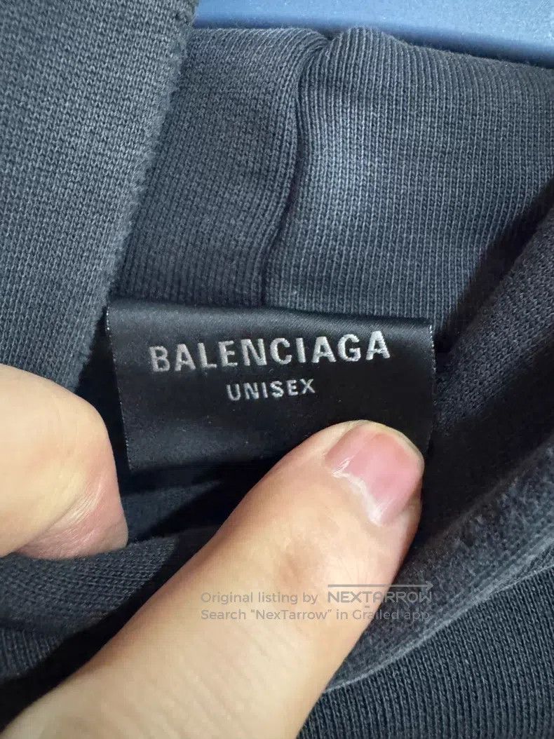 Balenciaga Balenciaga Ripped Hoodie Size US S / EU 44-46 / 1 - 3 Thumbnail