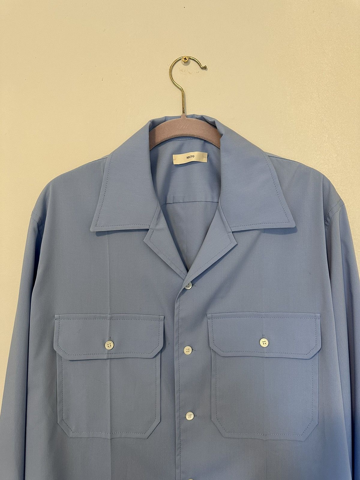 RECTO Recto Blue Fold Shirt Size US S / EU 44-46 / 1 - 2 Thumbnail