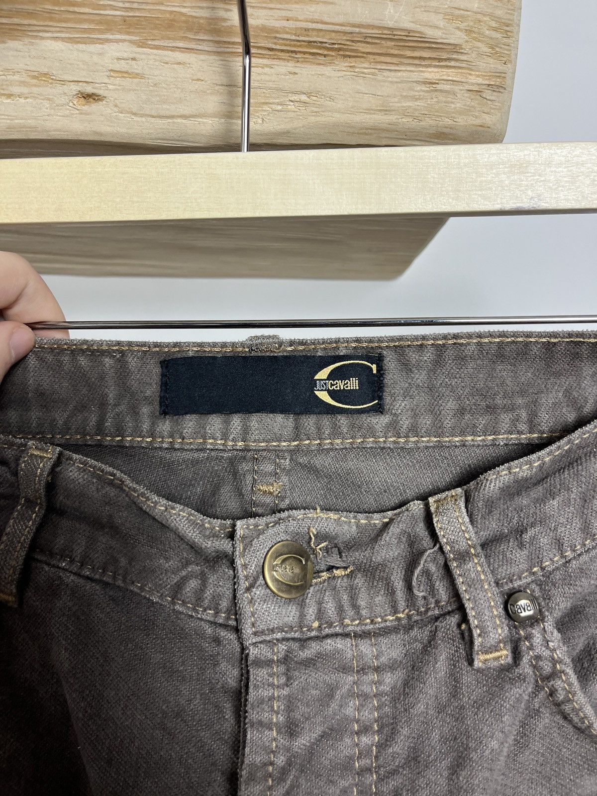 Roberto Cavalli Just cavalli vintage washed bootcut corduroy pants vintage Size US 30 / EU 46 - 3 Thumbnail