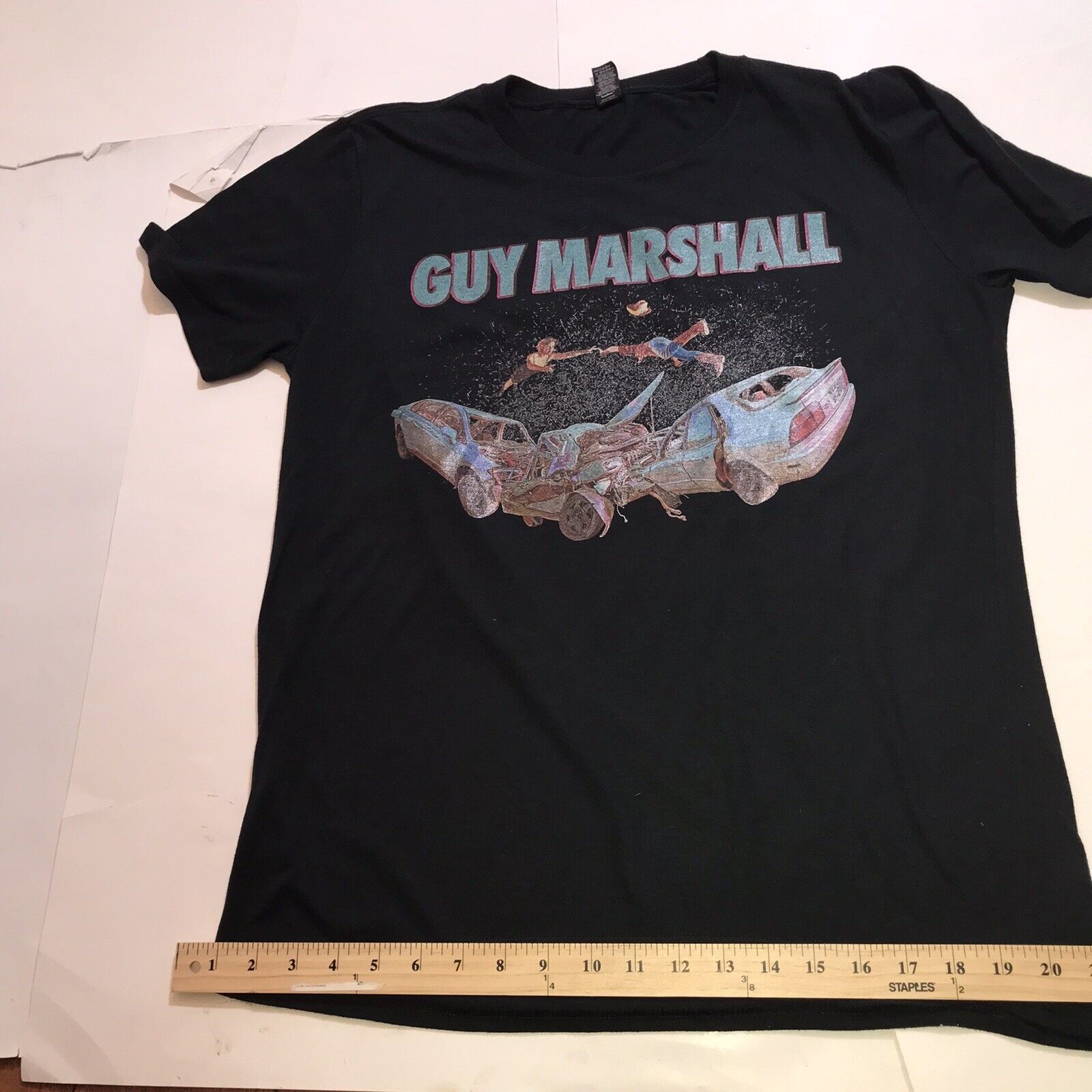 Anvil Anvil T-Shirt Men's L Black Short Sleeved Guy Marshall Logo Size US L / EU 52-54 / 3 - 9 Thumbnail