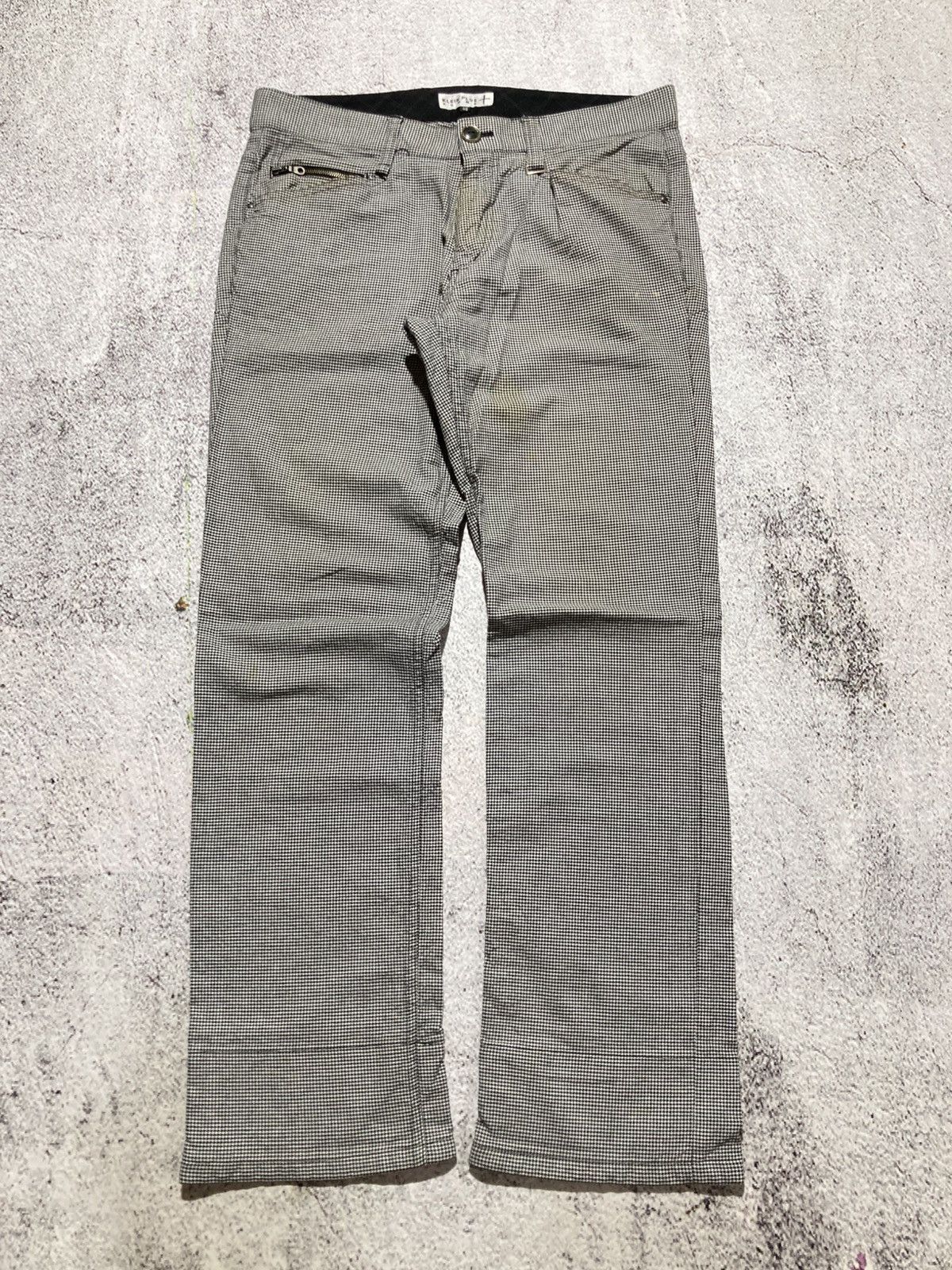 Japanese Brand 2000s Klein Plus Homme Hickory Pants Punk Lgb Style Size US 32 / EU 48 - 1 Thumbnail
