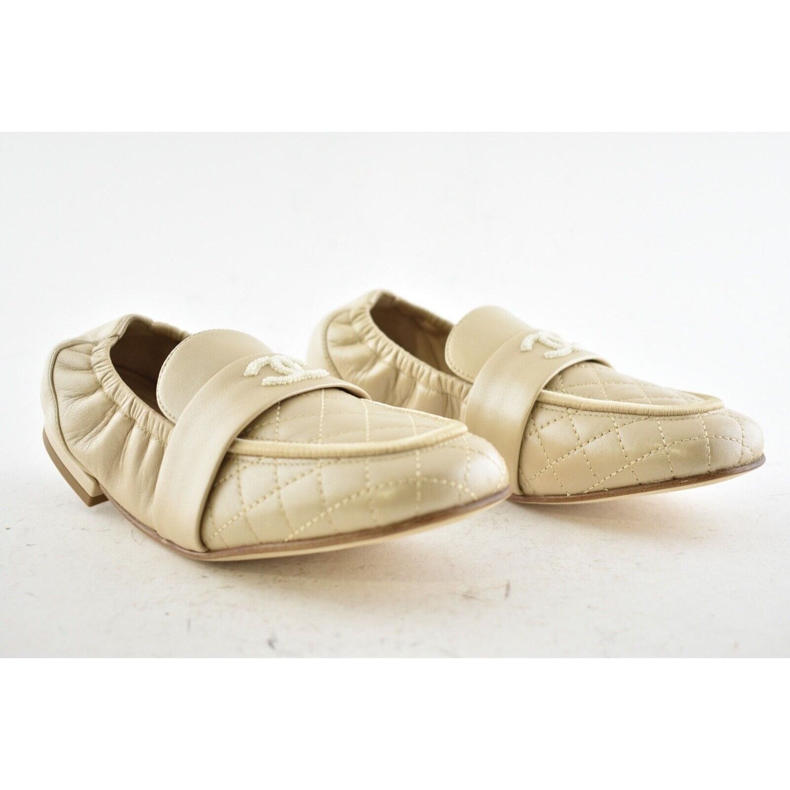 Chanel 19C Lambskin Quilted CC Logo Mule Ballet Loafer Flat 35.5 Size US 5.5 / IT 35.5 - 2 Thumbnail
