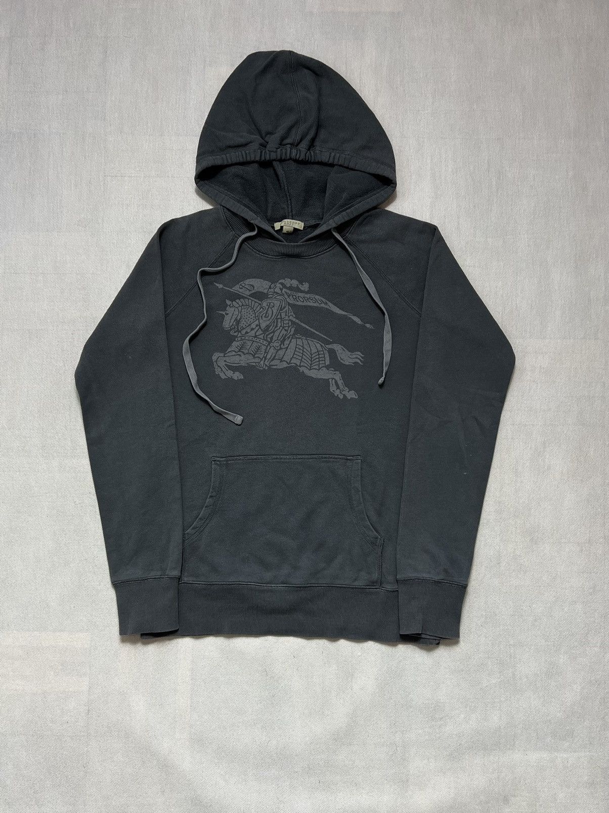 image of Hoodie Burberry Brit Big Logo High End Unisex, Men's (Size Medium)