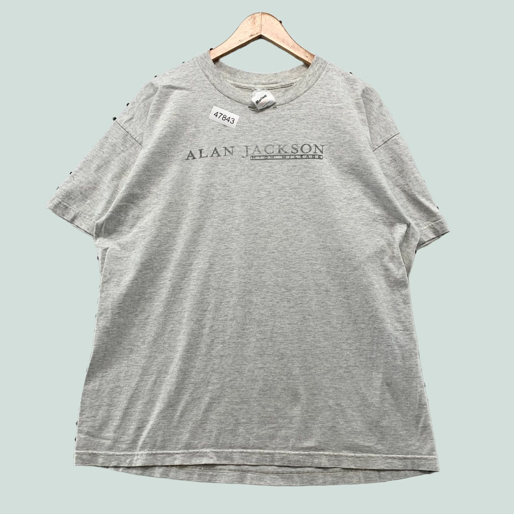 Vintage VINTAGE Alan Jackson High Mileage T Shirt Mens XL Gray Country Music Made USA Size US XL / EU 56 / 4 - 1 Thumbnail
