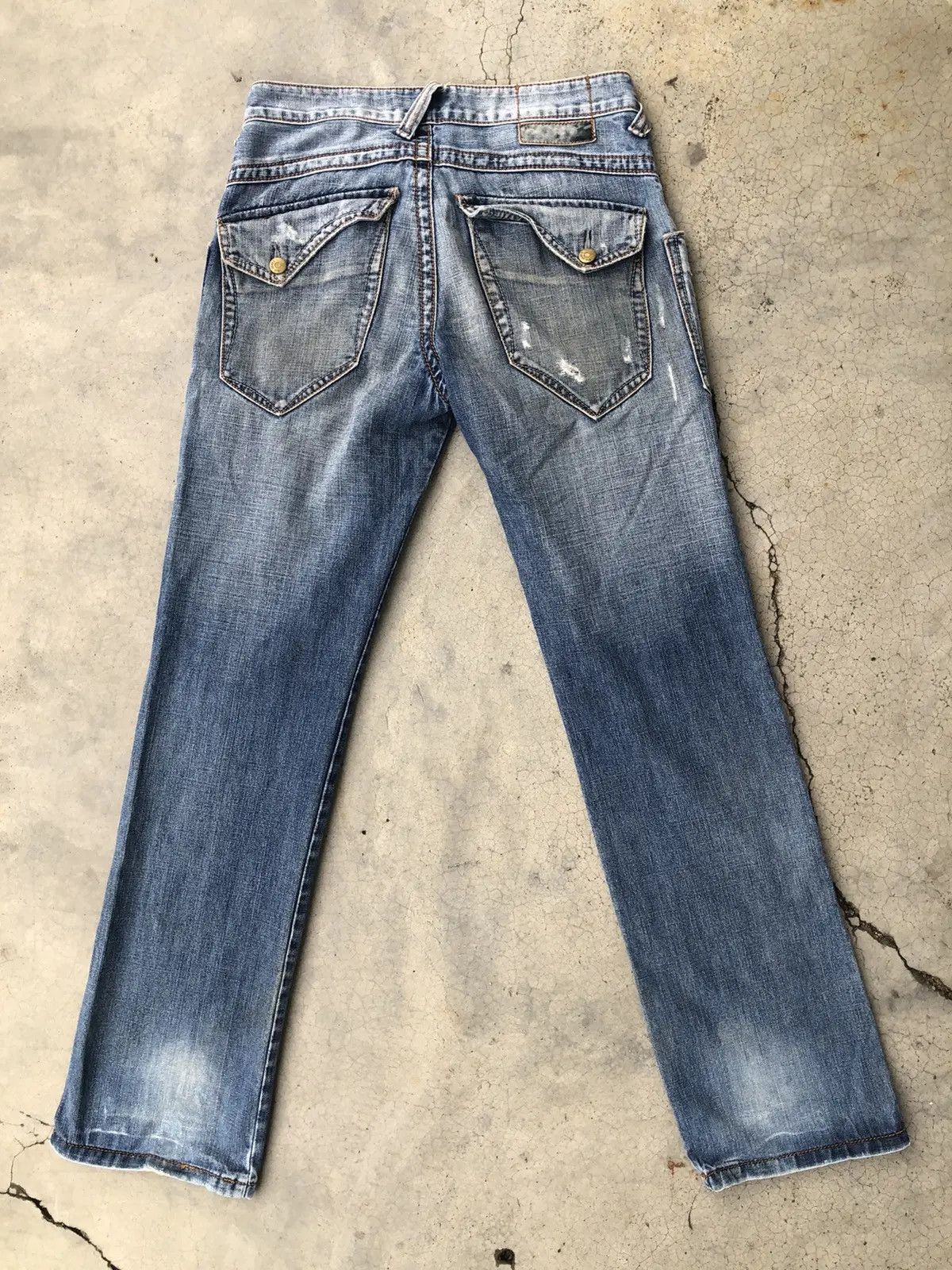 Japanese Brand × Vintage Japanese Distressed Denim Nic Jeans Bush Pocket Rare Design Size US 30 / EU 46 - 10 Thumbnail