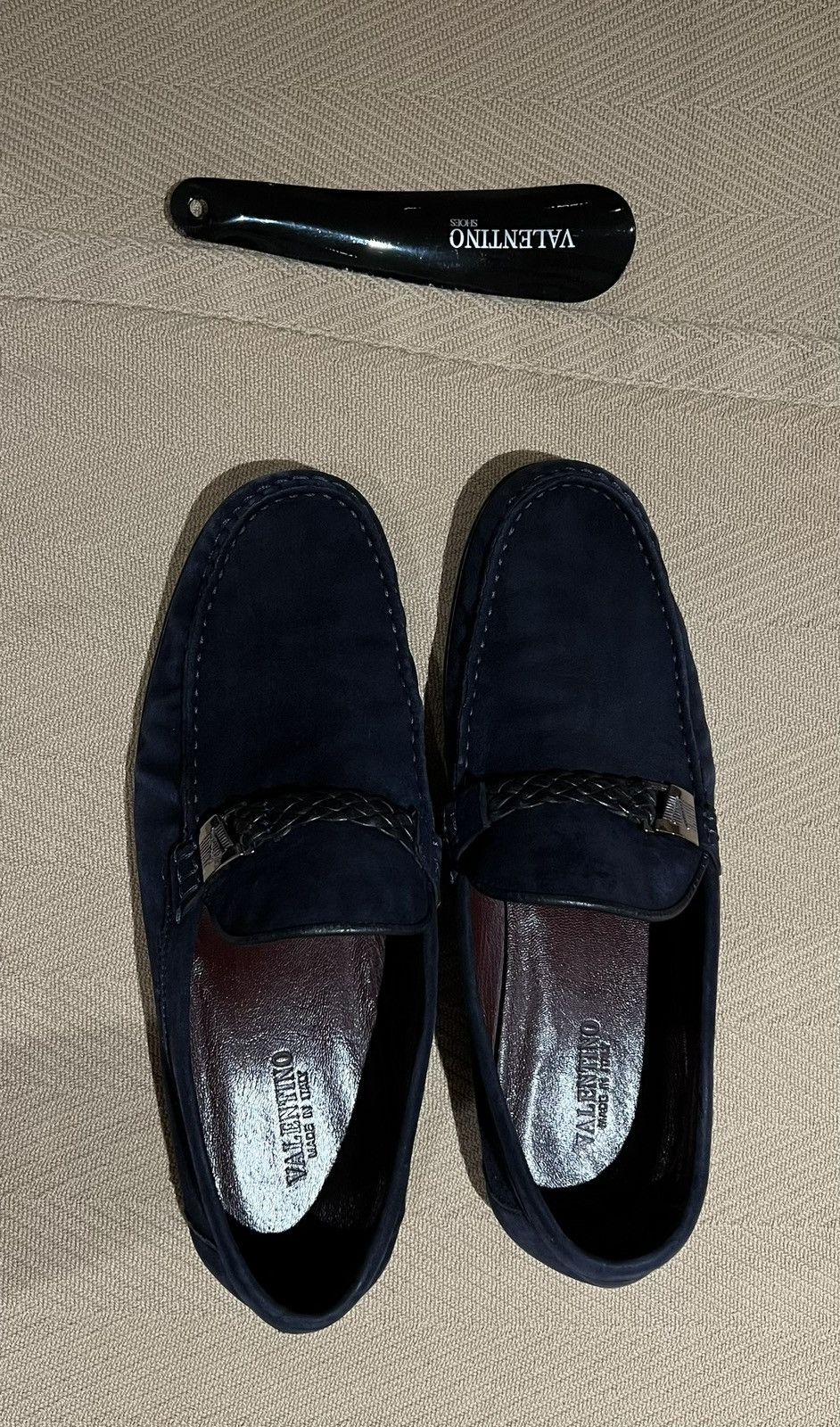 Valentino Valentino Suede Loafers Size US 7.5 / EU 40-41 - 2 Thumbnail