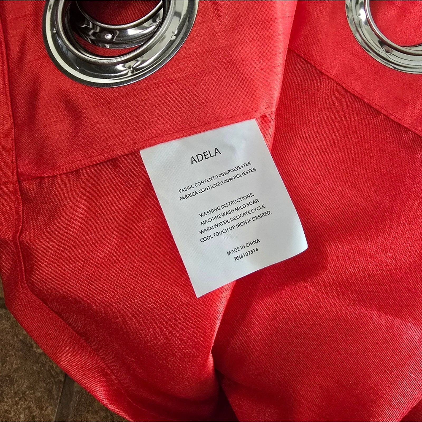 Other Red | ADELA | Sheer Lace Curtain Bundle Size ONE SIZE - 3 Thumbnail