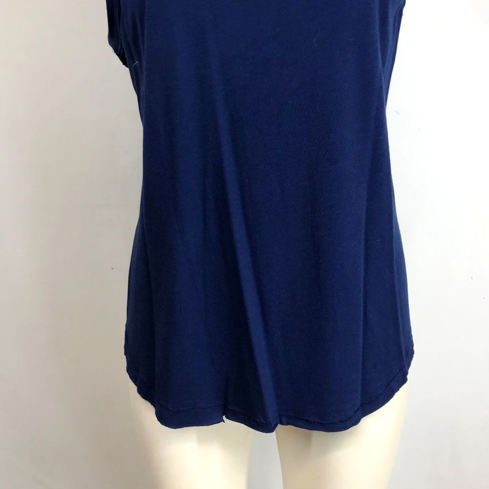 Vintage We The Free Racerback Tank Top - Womens Size Small Navy Blue Cotton Modal Blend Size M / US 6-8 / IT 42-44 - 3 Thumbnail