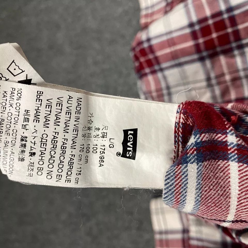Levi's Levi's Shirt Men's Large Standard Fit Plaid Long Sleeve Size US L / EU 52-54 / 3 - 8 Thumbnail