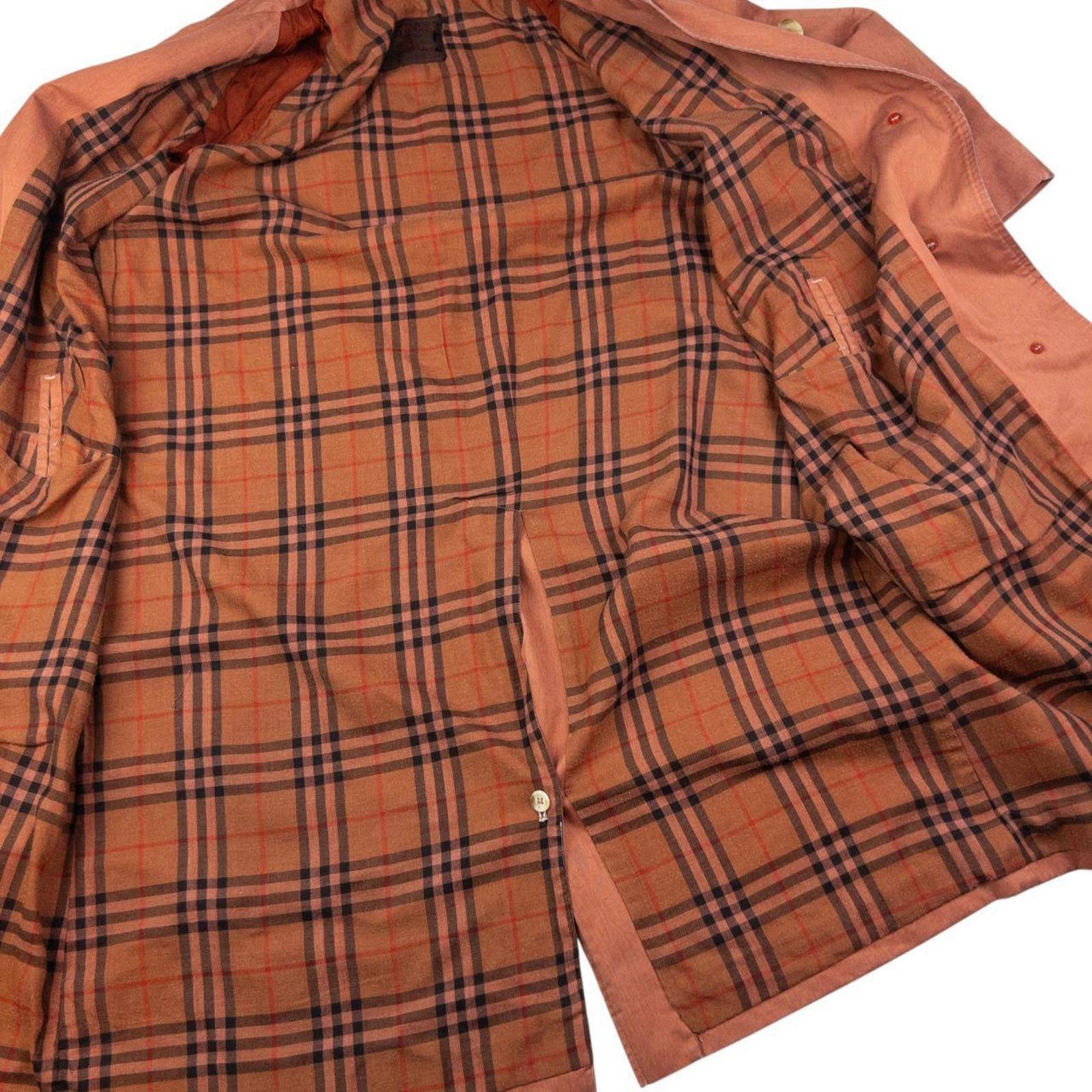 Burberry Vintage Burberry Nova Check Lined Trench Jacket Womens XL Size US XL / EU 56 / 4 - 5 Thumbnail