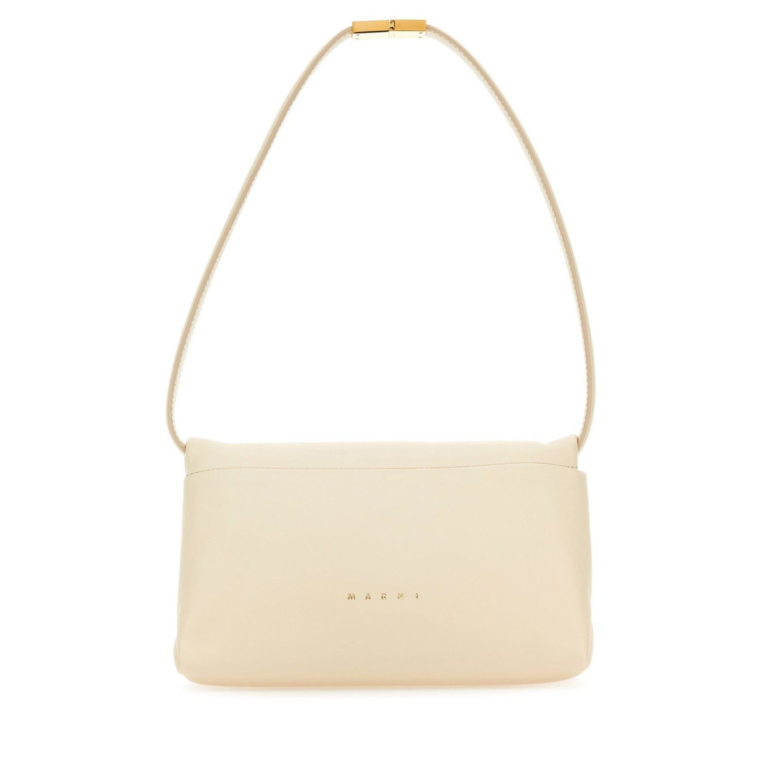 Marni MARNI Prisma Beige White Leather Shoulder Bag New & Authenti Size ONE SIZE - 3 Thumbnail