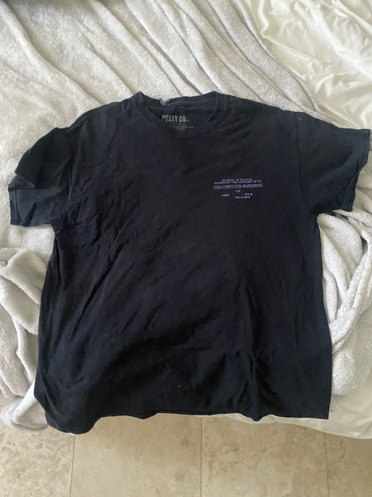 Band Tees Post Malone Tour Tee Size US L / EU 52-54 / 3 - 2 Thumbnail