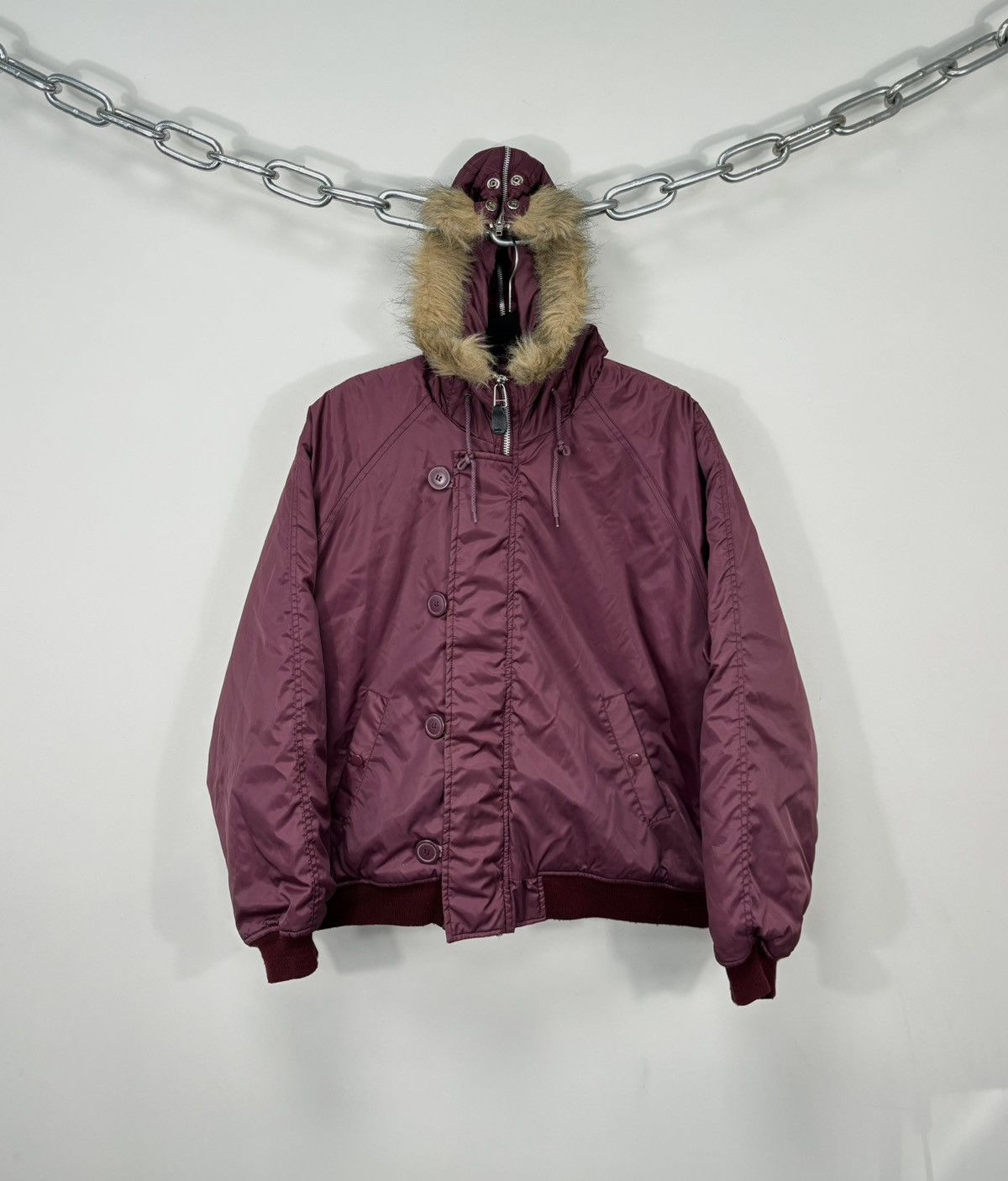 Vintage Vintage N-2B Flyer Avant Garde Army Military Bomber Jacket Size US M / EU 48-50 / 2 - 1 Thumbnail