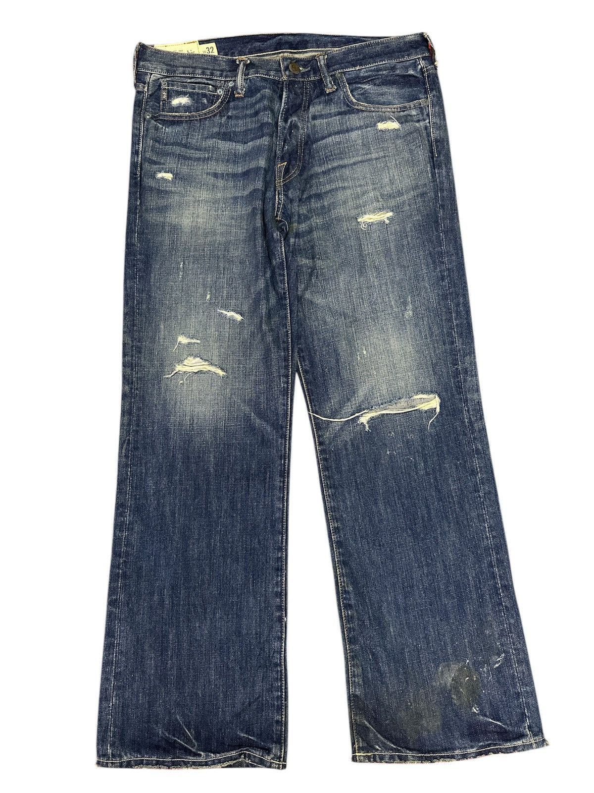 Kapital Distress Denim Abecrombie & fitch bootcut . Size US 34 / EU 50 - 1 Thumbnail