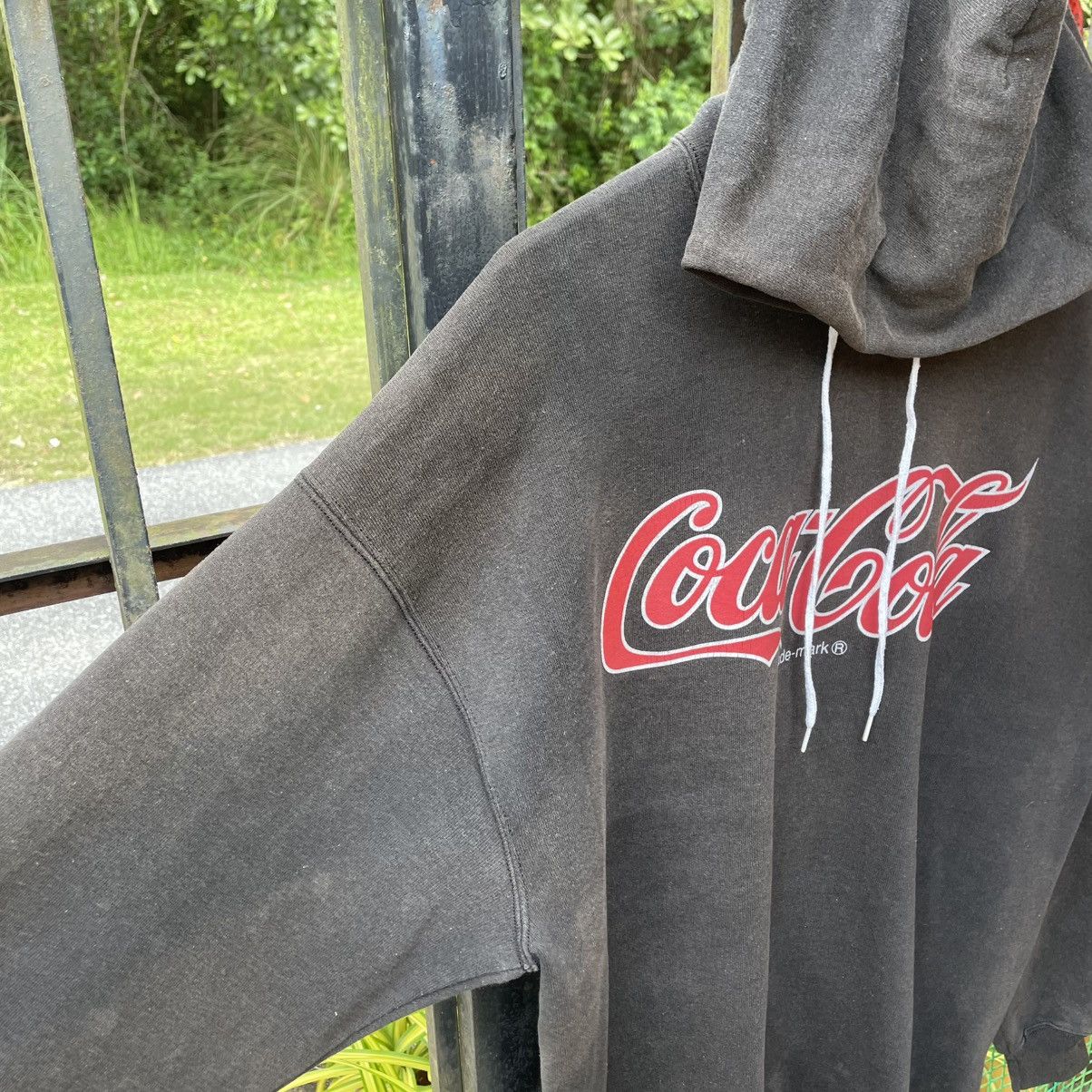 Coca Cola 🔥Vintage Coca Cola Big Logo Spellout Pullover Hoodie Size US L / EU 52-54 / 3 - 6 Thumbnail