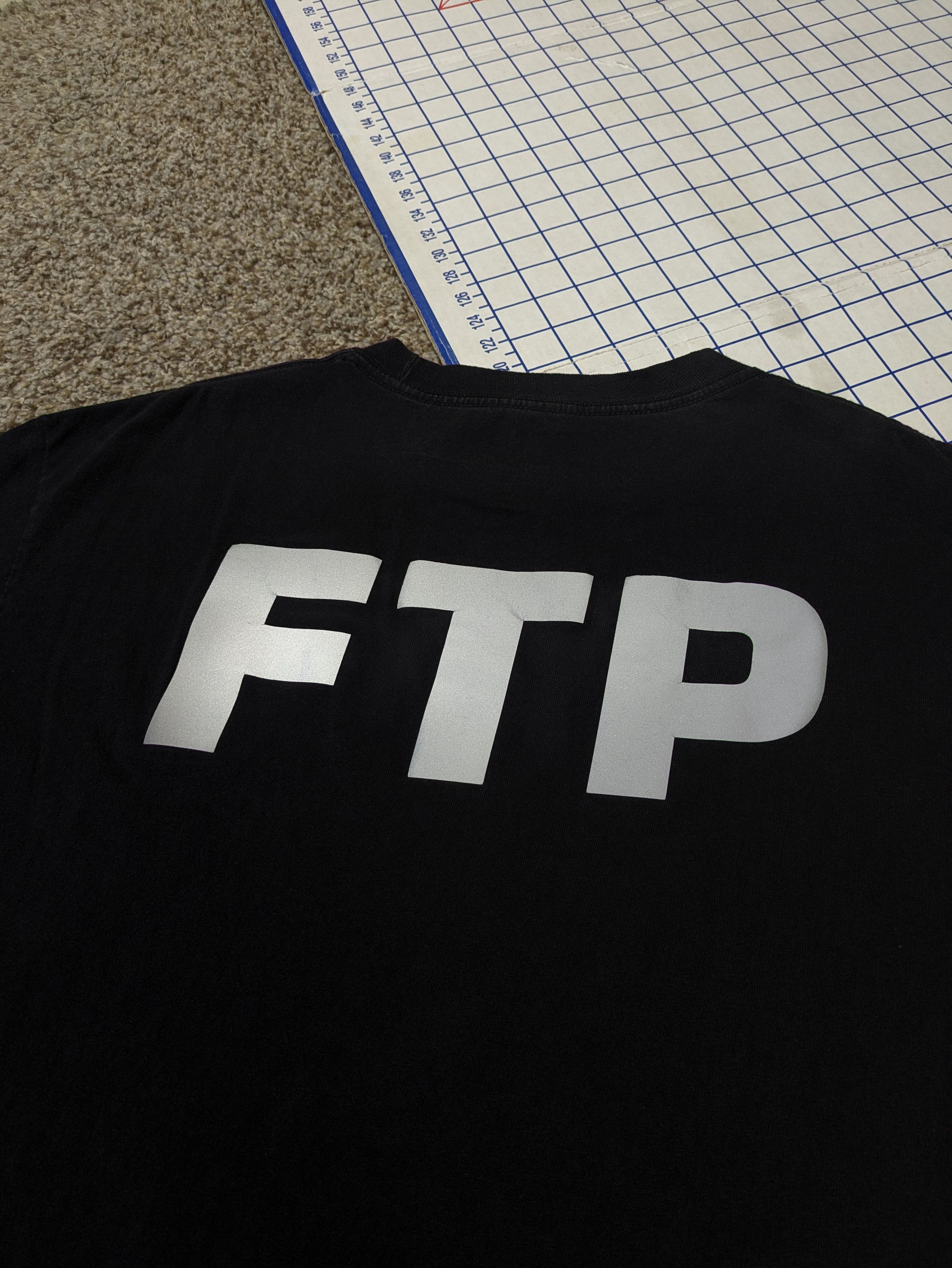 Fuck The Population FTP 3M reflective og logo tee 2015 2016 rare black Large Size US L / EU 52-54 / 3 - 7 Thumbnail