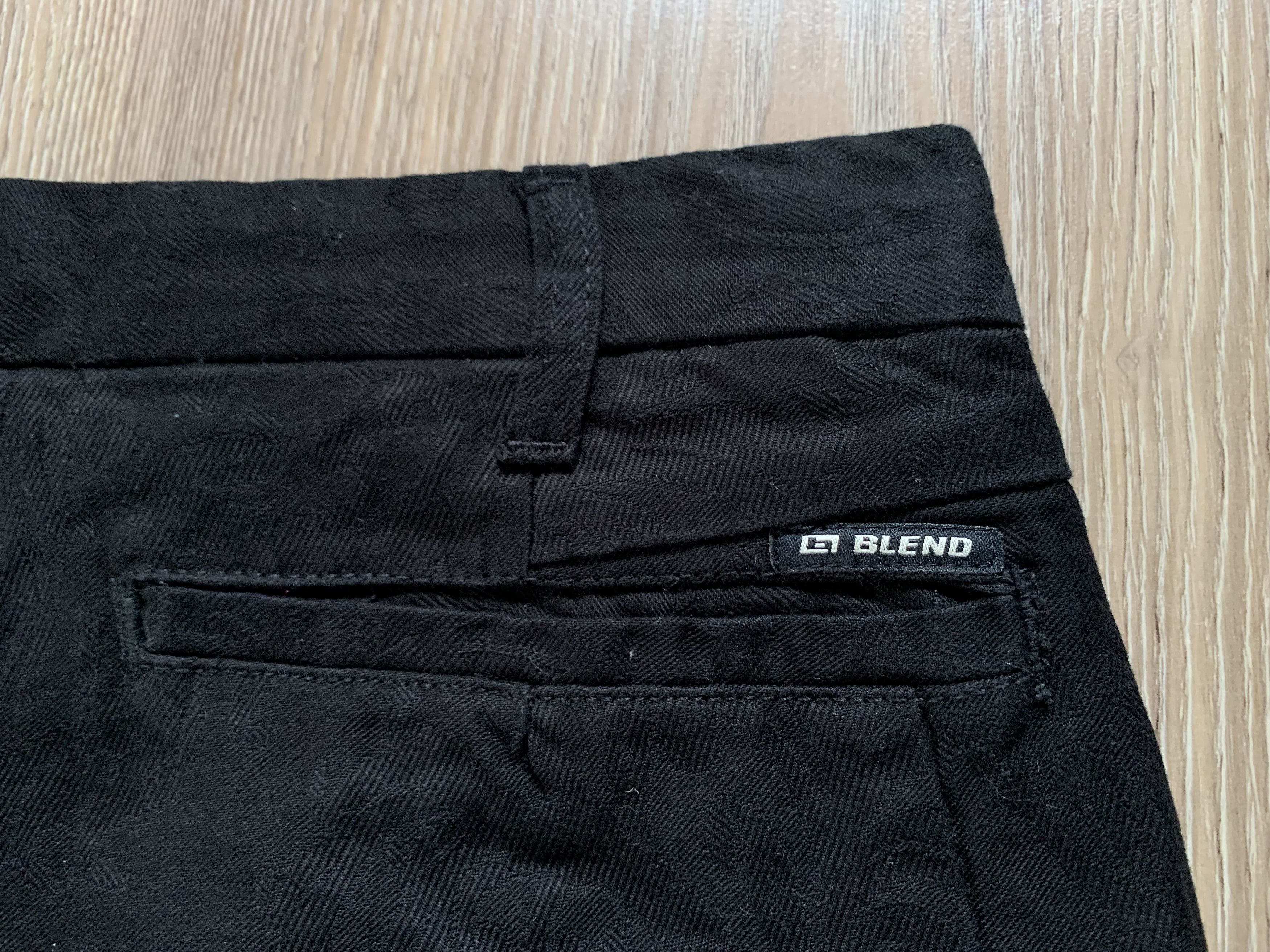 Other Blend Black Pattern Cotton Pants Size US 32 / EU 48 - 7 Thumbnail