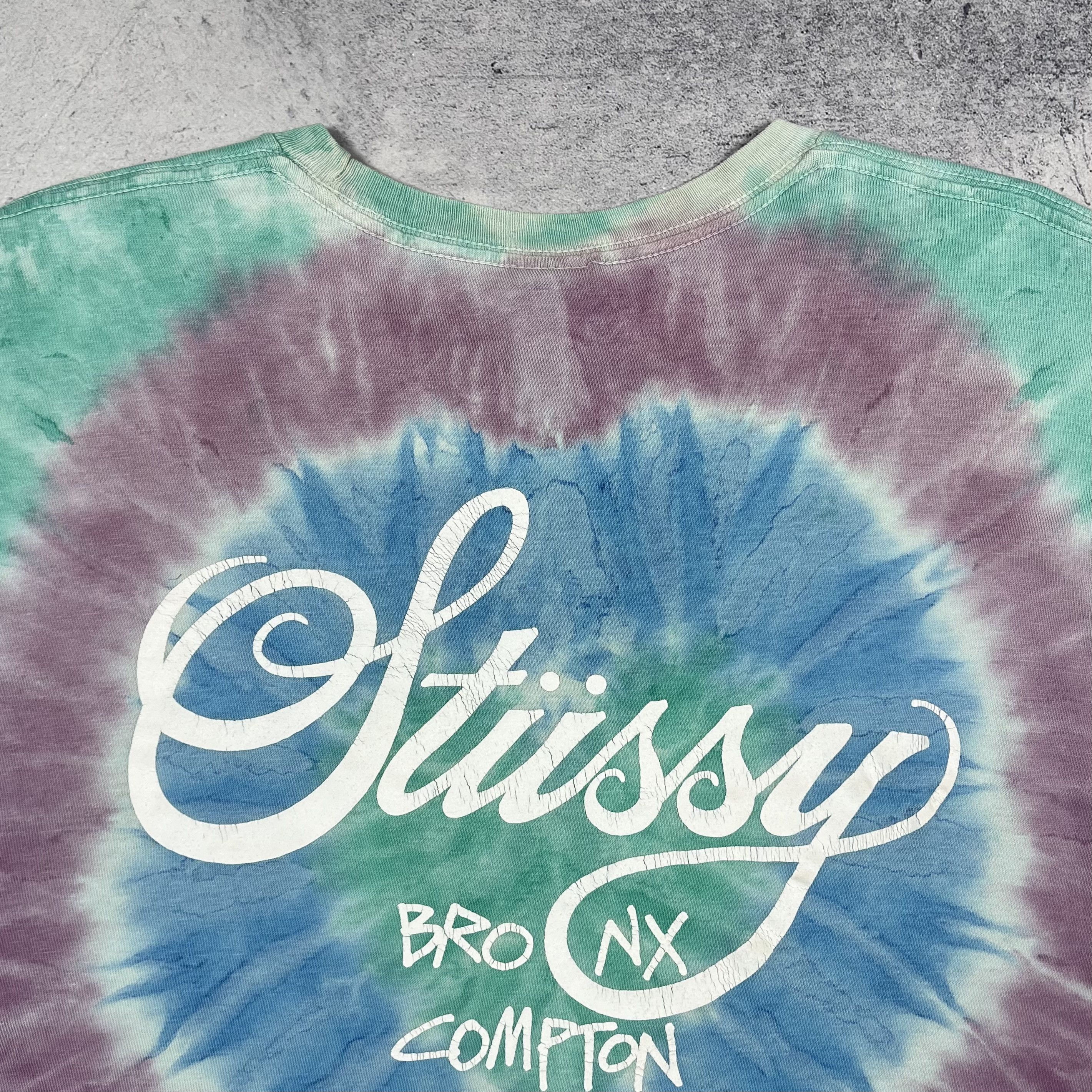 Stussy Vintage Stussy World Tour Big Logo Tie-Dye T Shirt 00’s Size US M / EU 48-50 / 2 - 20 Thumbnail