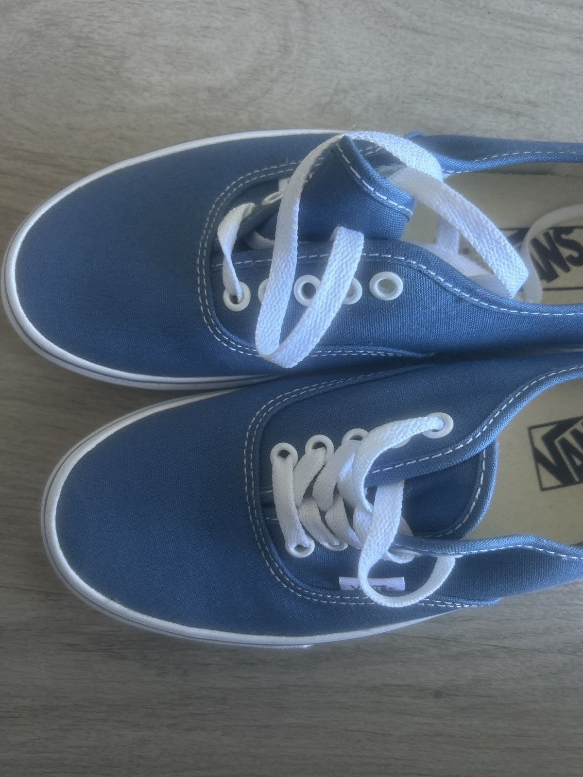 Vans Blue Low Top Vans Size US 7 / EU 40 - 7 Thumbnail