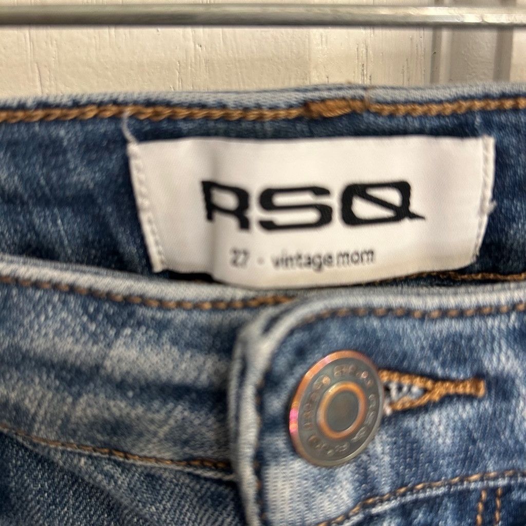 Rsq Women's RSQ Jeans, Size 27 vintage Mom, Blue Size 26" / US 2 / IT 38 - 10 Thumbnail