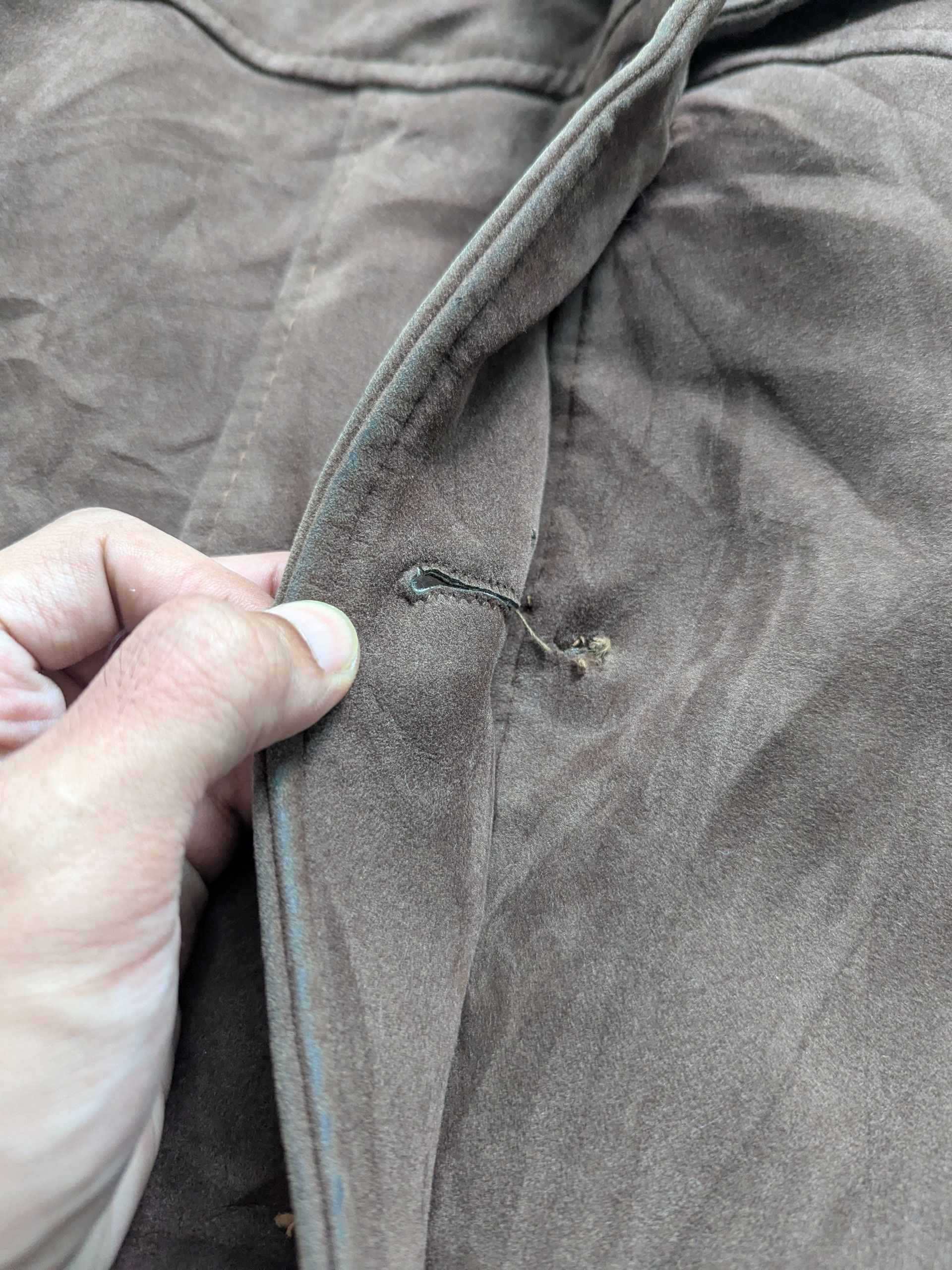 Vintage Vintage 1990s Suede Leather Jacket Fingerhut Fashion Size US M / EU 48-50 / 2 - 7 Thumbnail