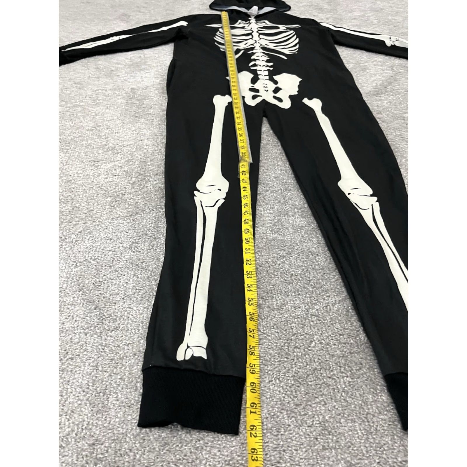 Vintage Morph Costumes Skeleton Hooded Bodysuit Woman Womans Halloween Costume L Black Adult Large 1pc Sexy Costume Size L / US 10 / IT 46 - 7 Thumbnail