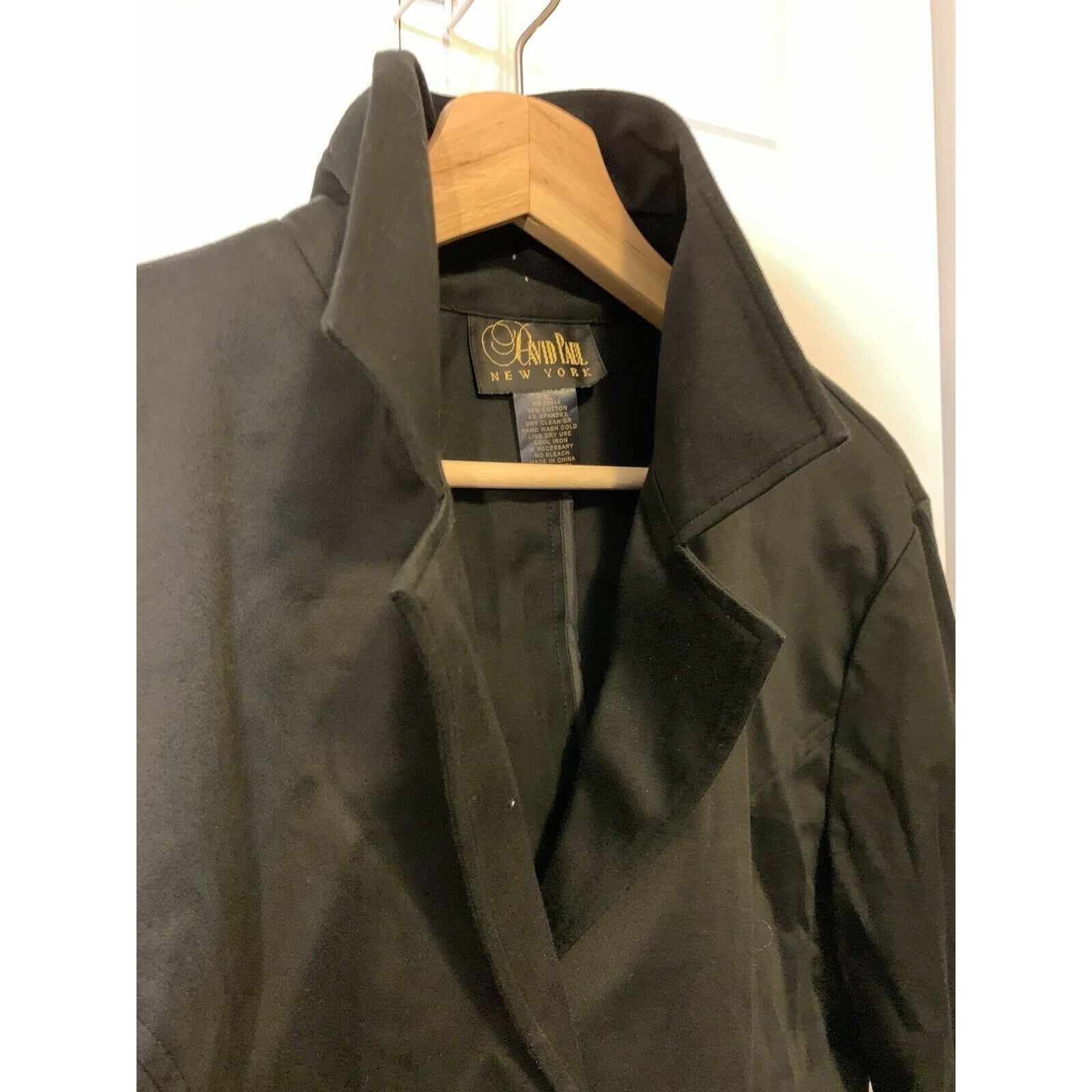 Other David Paul Women’s Sz XL Black cotton blend TOP shirt Size XL / US 12-14 / IT 48-50 - 7 Thumbnail