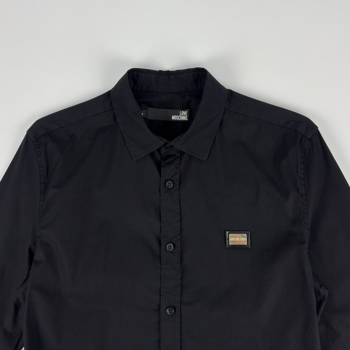 Moschino Love Moschino Shirt Button Up metal logo Size US M / EU 48-50 / 2 - 3 Thumbnail