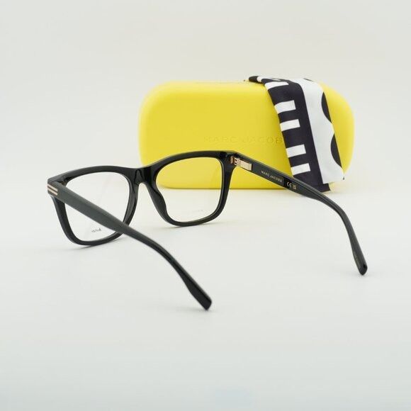 Marc Jacobs Marc Jacobs MJ 1084 0807 00 Eyeglasses Black 52mm Square Size ONE SIZE - 12 Thumbnail