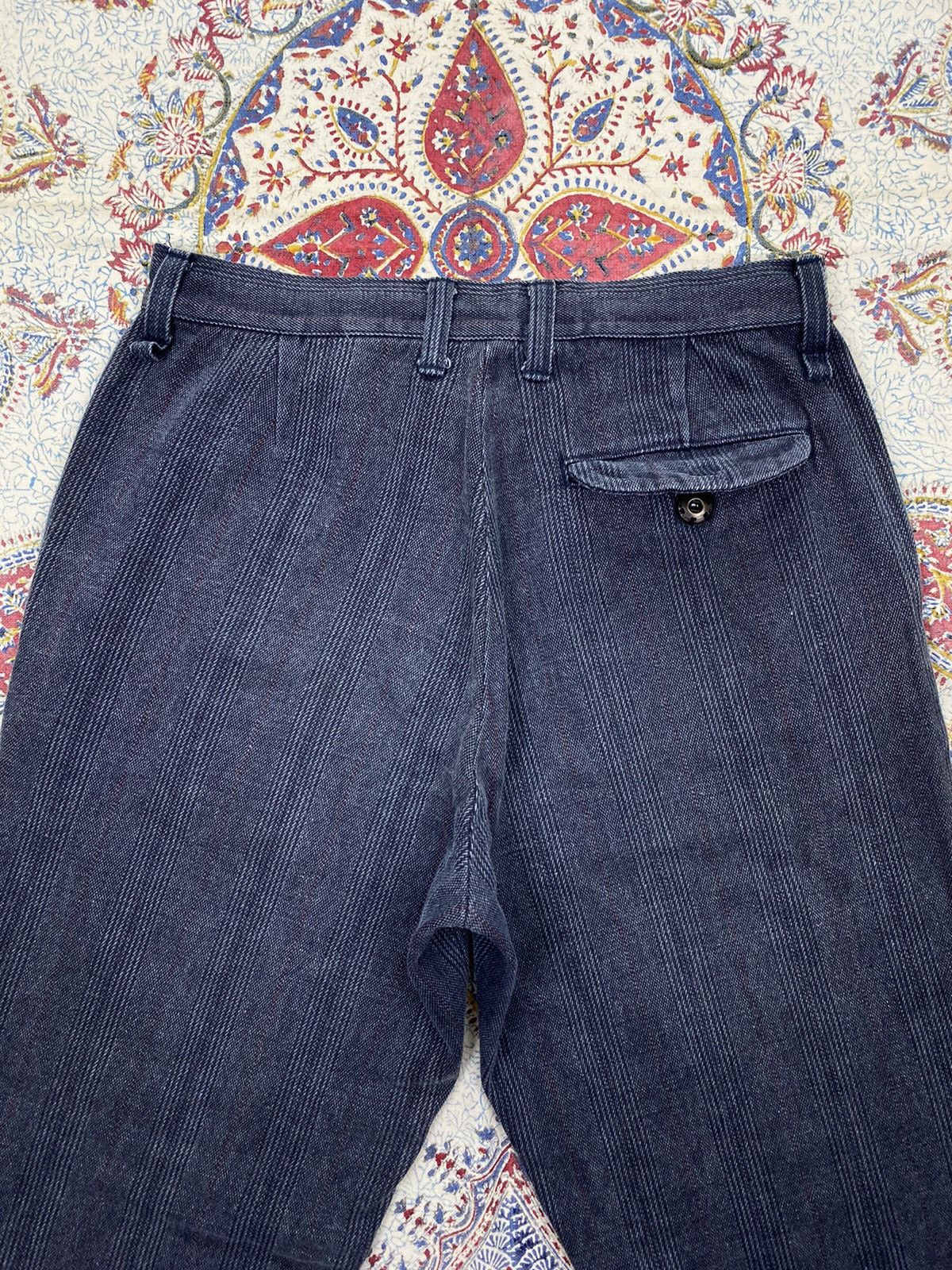 Japanese Brand Doarat Plaid Denim Trouser Size US 32 / EU 48 - 6 Thumbnail