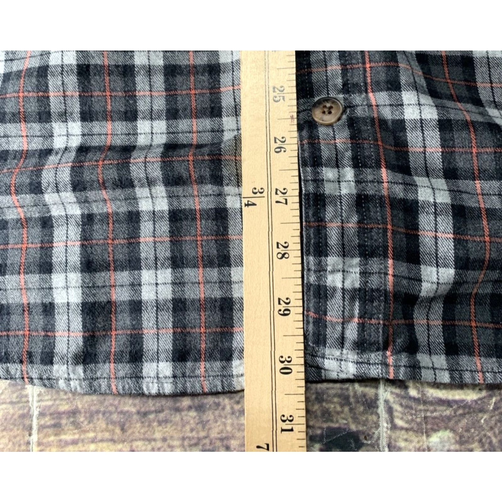 CO Duluth Flannel Shirt Mens L Button Up Black Gray Plaid Long Sleeve Regular Fit Casual Vintage: No Size US L / EU 52-54 / 3 - 8 Thumbnail