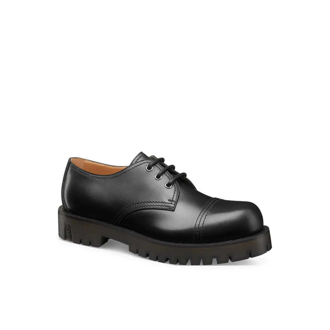 Dior DIOR Explorer $1300 Black Leather Derby Shoes New & Authenti Size US 9 / EU 42 - 2 Thumbnail