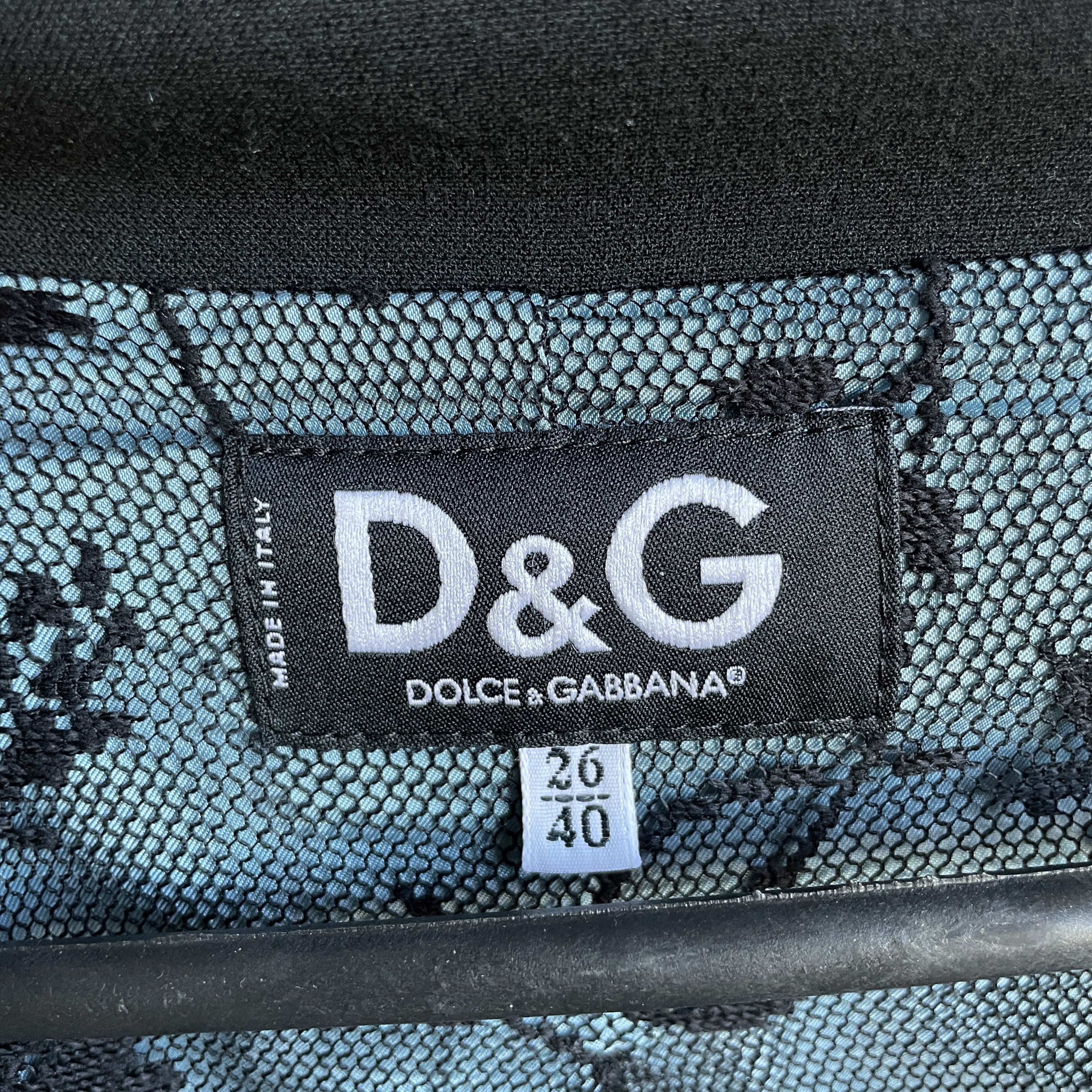 Dolce & Gabbana Dolce & Gabbana Womens Vintage Blazer Size 26/40 Size S / US 4 / IT 40 - 9 Thumbnail
