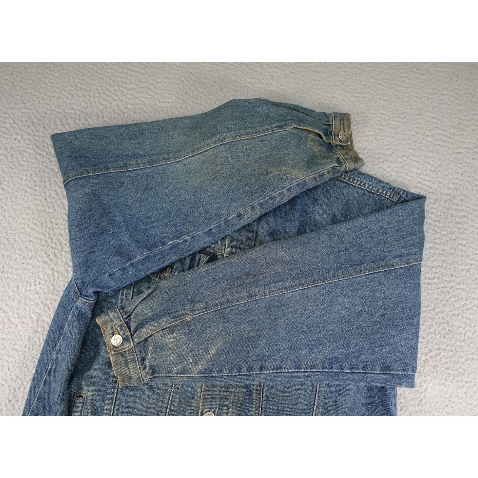 Vintage VINTAGE Elk Canyon Denim Jacket Mens XL Blue Trucker Embroidered Buck Deer Western Casual Size US XL / EU 56 / 4 - 4 Thumbnail
