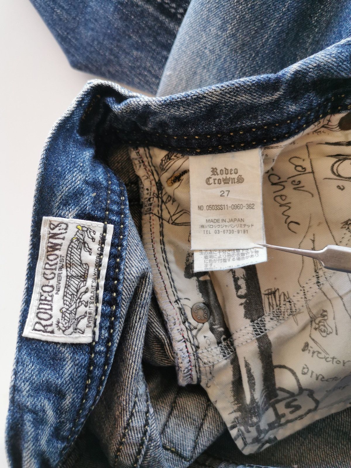 If Six Was Nine Rodeo Crowns Jeans Size US 29 - 2 Thumbnail