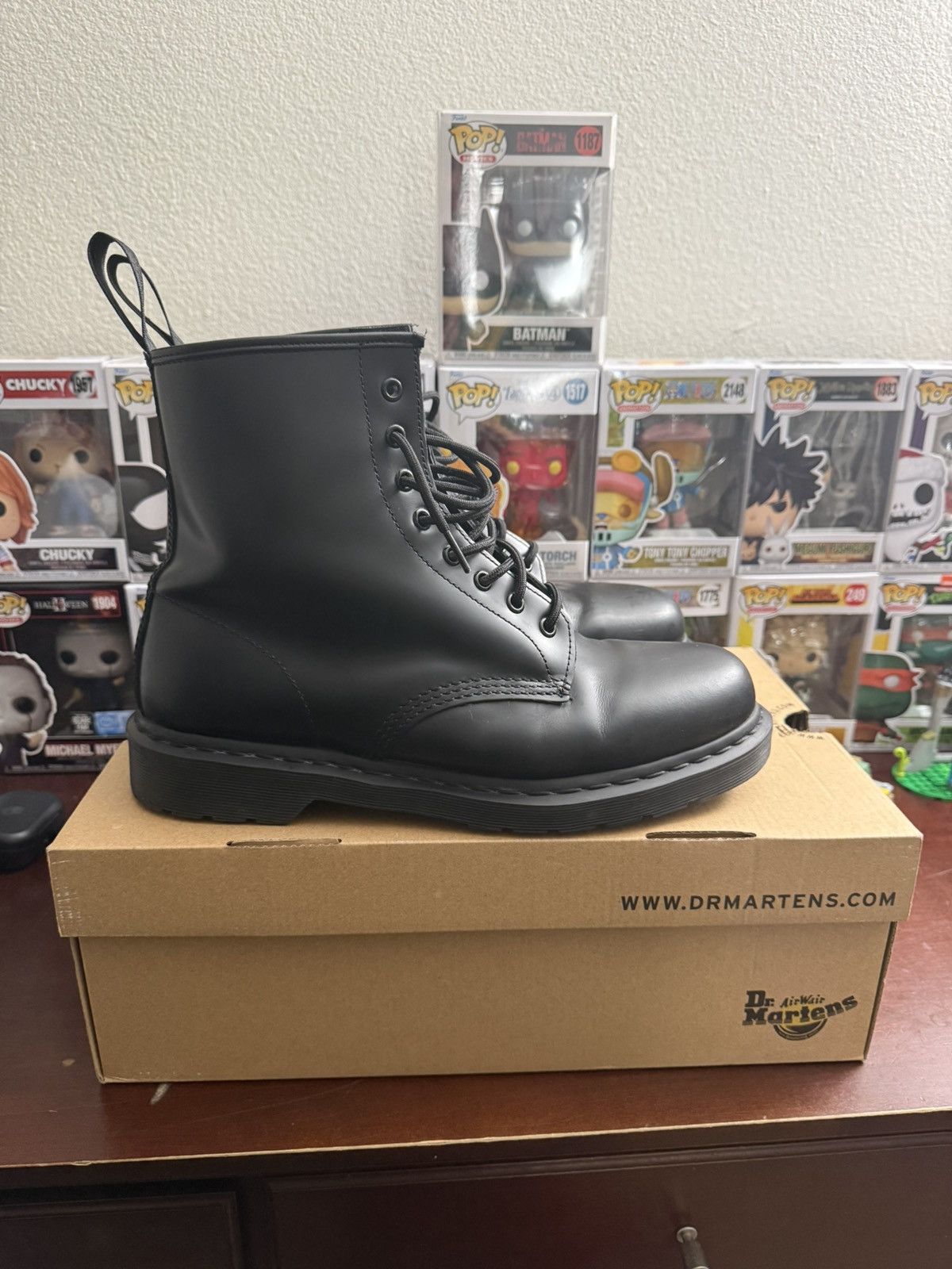 Dr. Martens Dr. Martens 1460 Mono Size US 12 / EU 45 - 1 Thumbnail