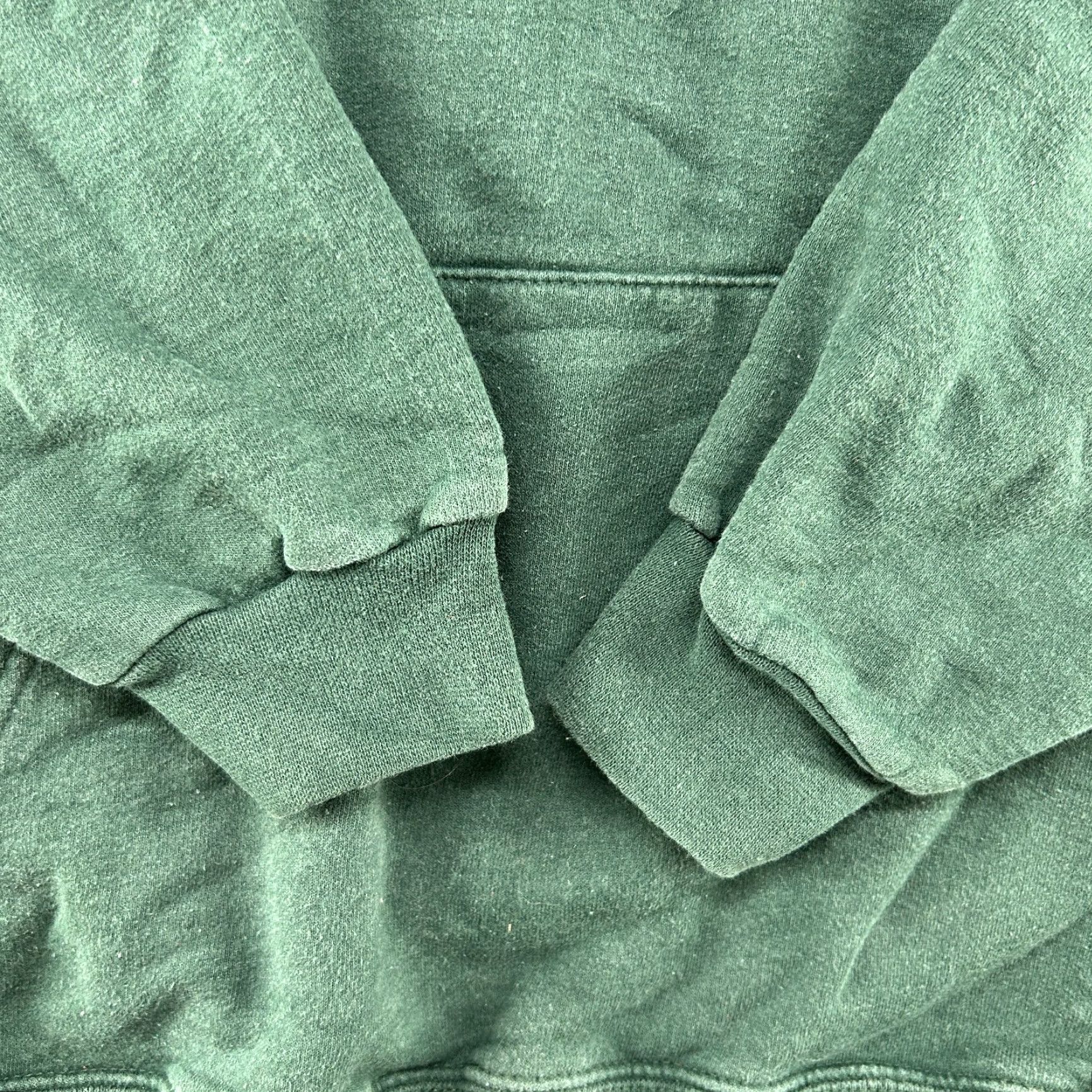 Hanes VINTAGE Hanes Hunting Hoodie Mens XL Green Camouflage Pullover Hooded Zip Fleece Polyester Winter Size US XL / EU 56 / 4 - 3 Thumbnail