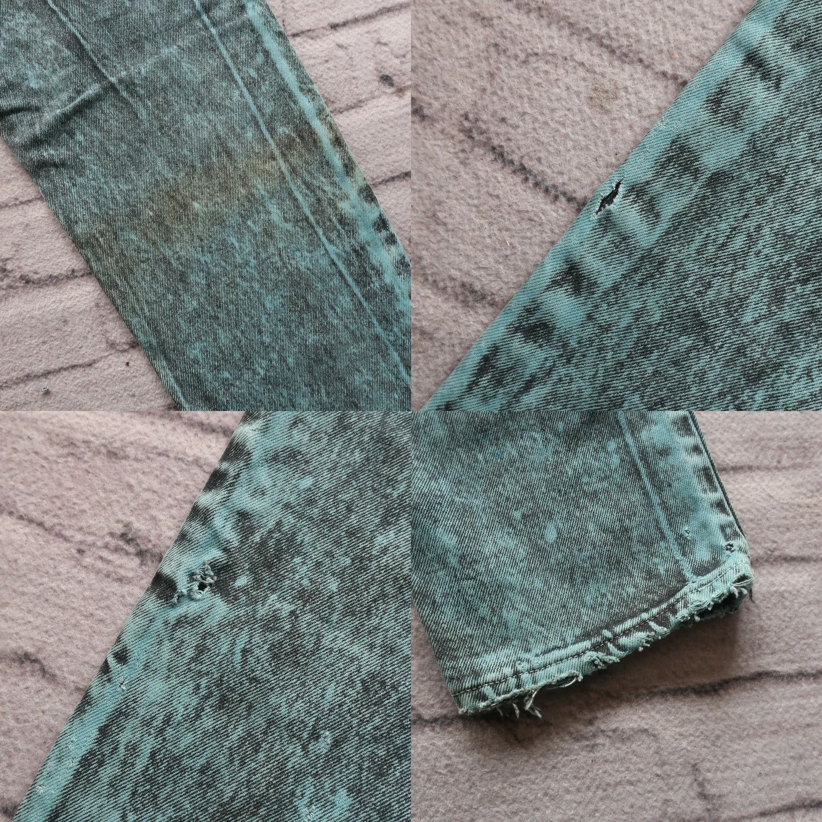 Levi's Vintage Levi's 501 Overwashed Denim Jeans Made in USA Womens Jeans 28x33 Overwashed 90s 80s Mens Size 28" / US 6 / IT 42 - 8 Thumbnail