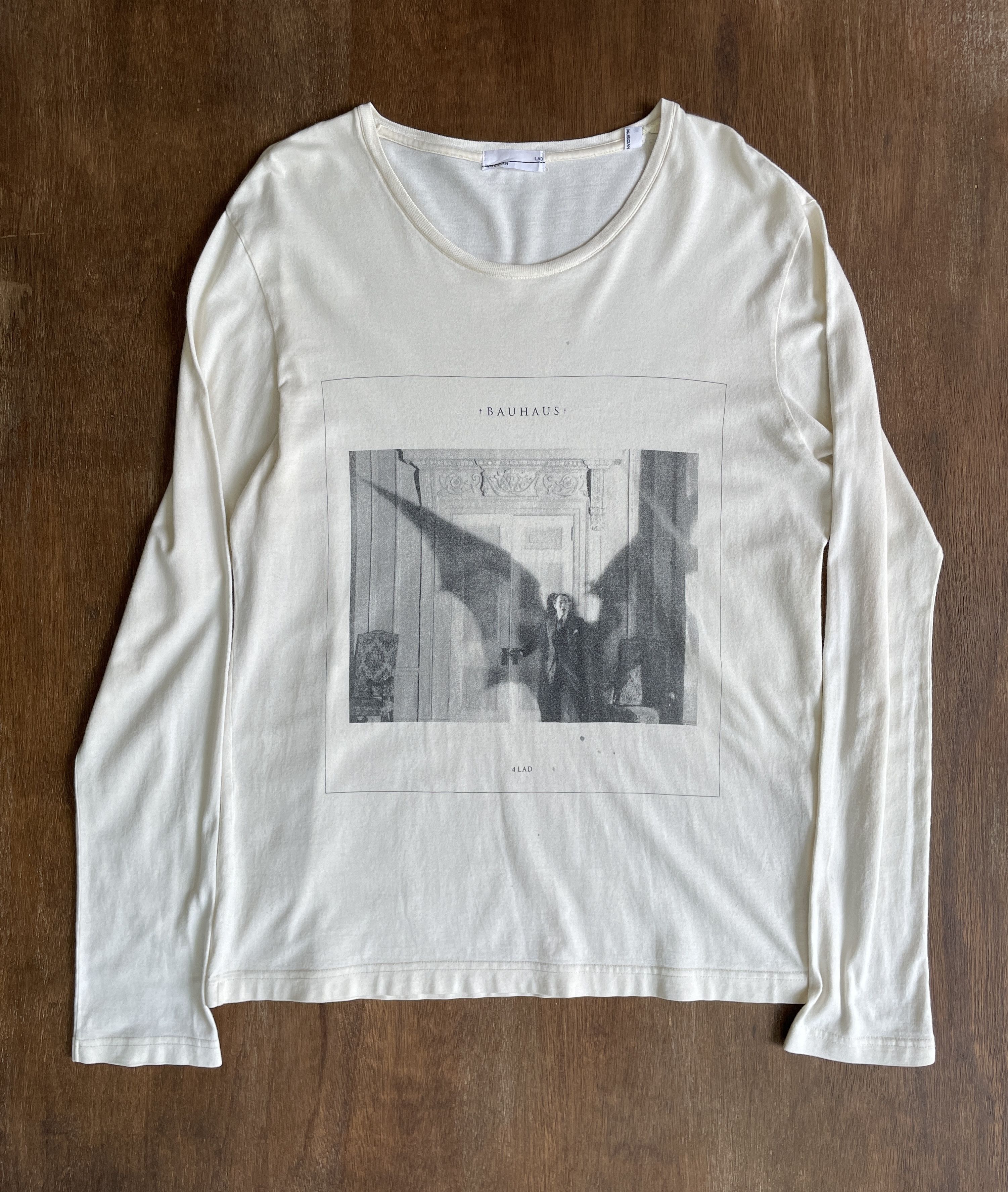 image of Band Tees x Lad Bauhause Tee in White, Men's (Size Small)