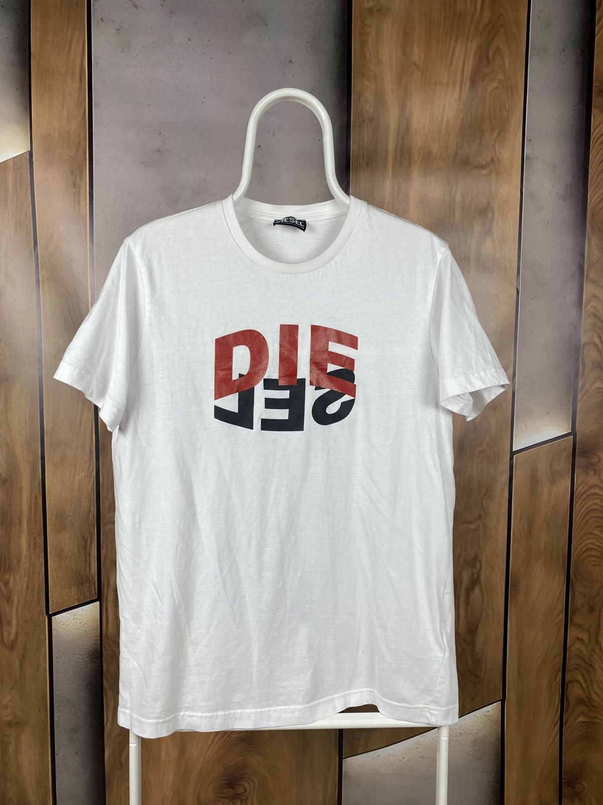 Diesel 🗿Luxury T-Shirt Diesel For Successful Living Big Logo 🗿 Size US L / EU 52-54 / 3 - 1 Thumbnail