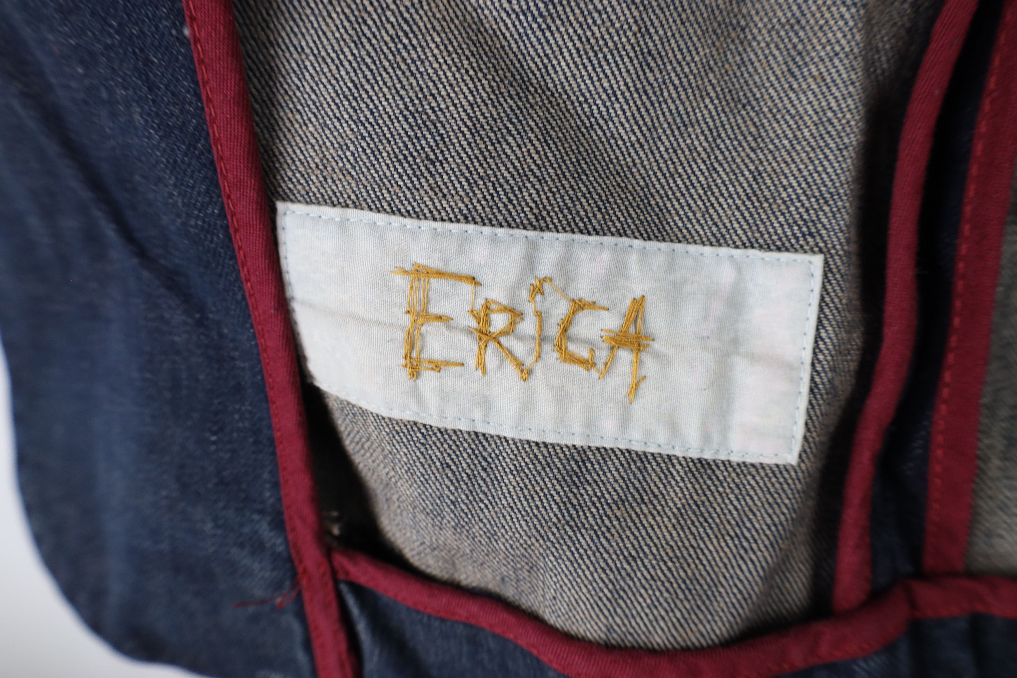 Vintage Notify NFY Distressed Denim Jean Blazer Jacket Raw Denim Size XS / US 0-2 / IT 36-38 - 13 Thumbnail