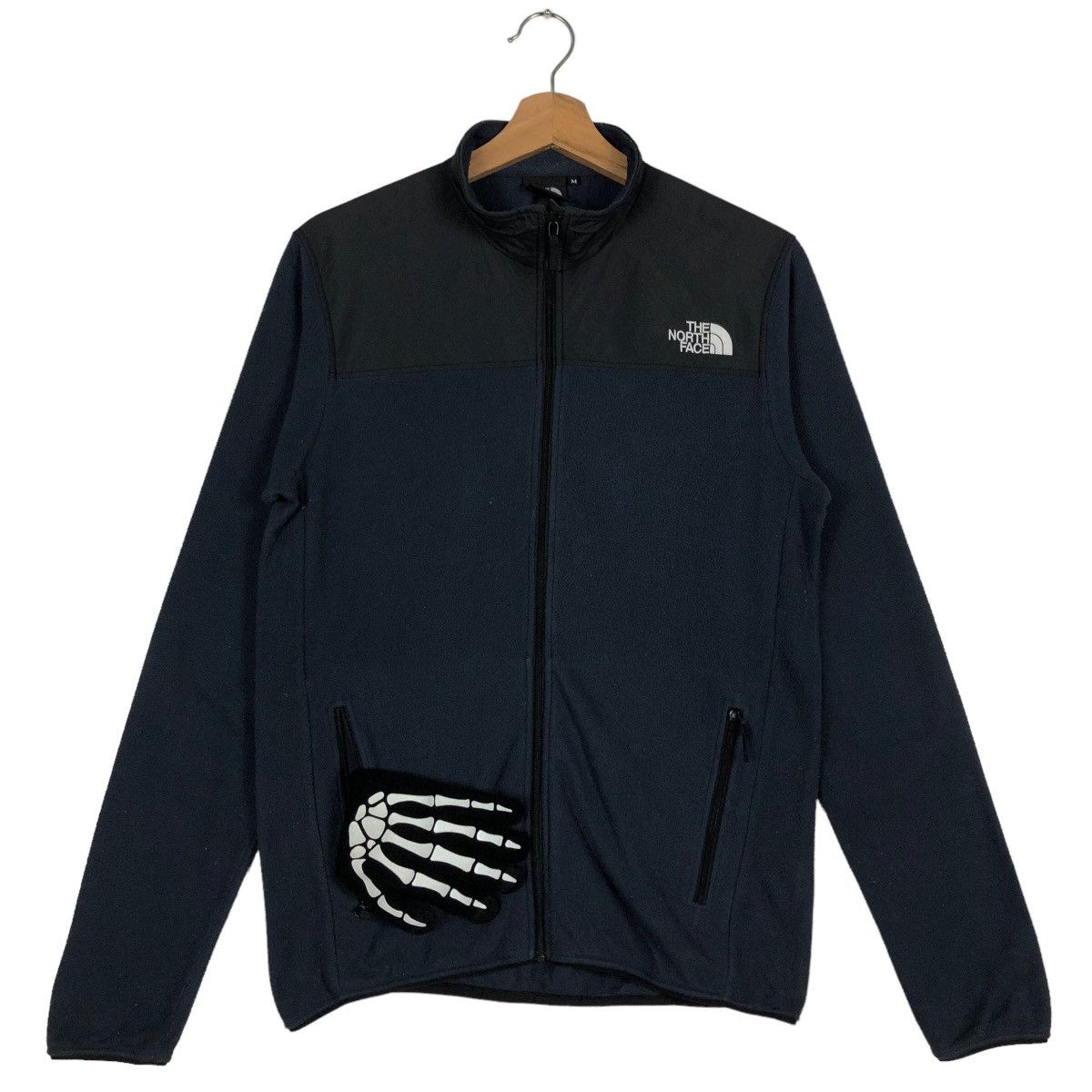 Japanese Brand 🔥Vintage The North Face Fleece Jacket Zipper Big Logo Size US M / EU 48-50 / 2 - 2 Thumbnail