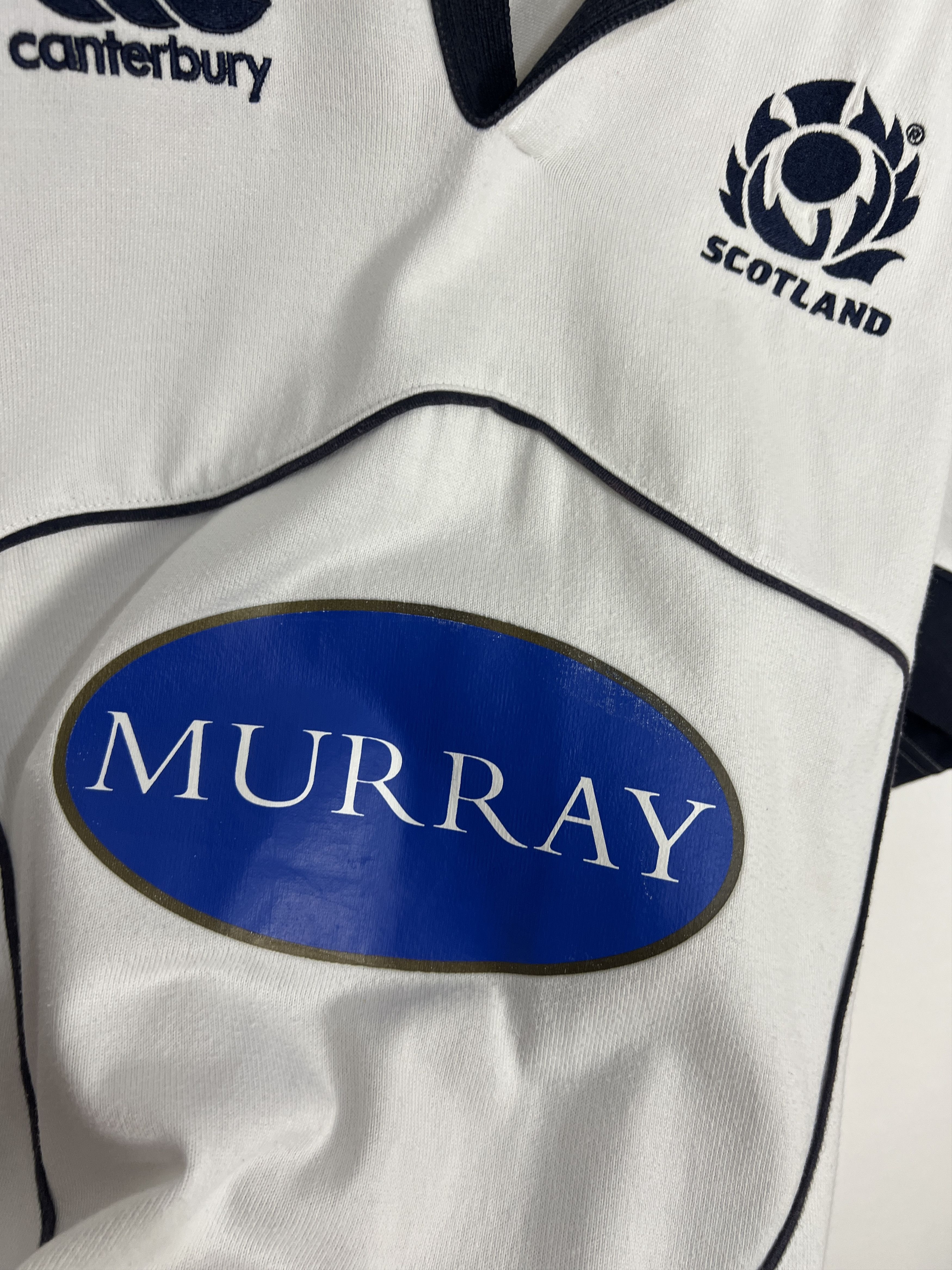 Vintage Vintage Canterbury Scotland Rugby Union Jersey Shirt Trikot Size US L / EU 52-54 / 3 - 4 Thumbnail