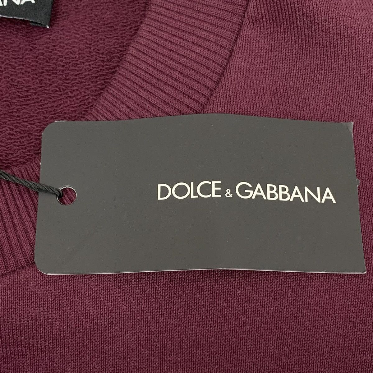 Dolce & Gabbana Dolce Gabbana Wine Red Crown Long Sleeve Sweatshirt K26WX Size US S / EU 44-46 / 1 - 6 Thumbnail